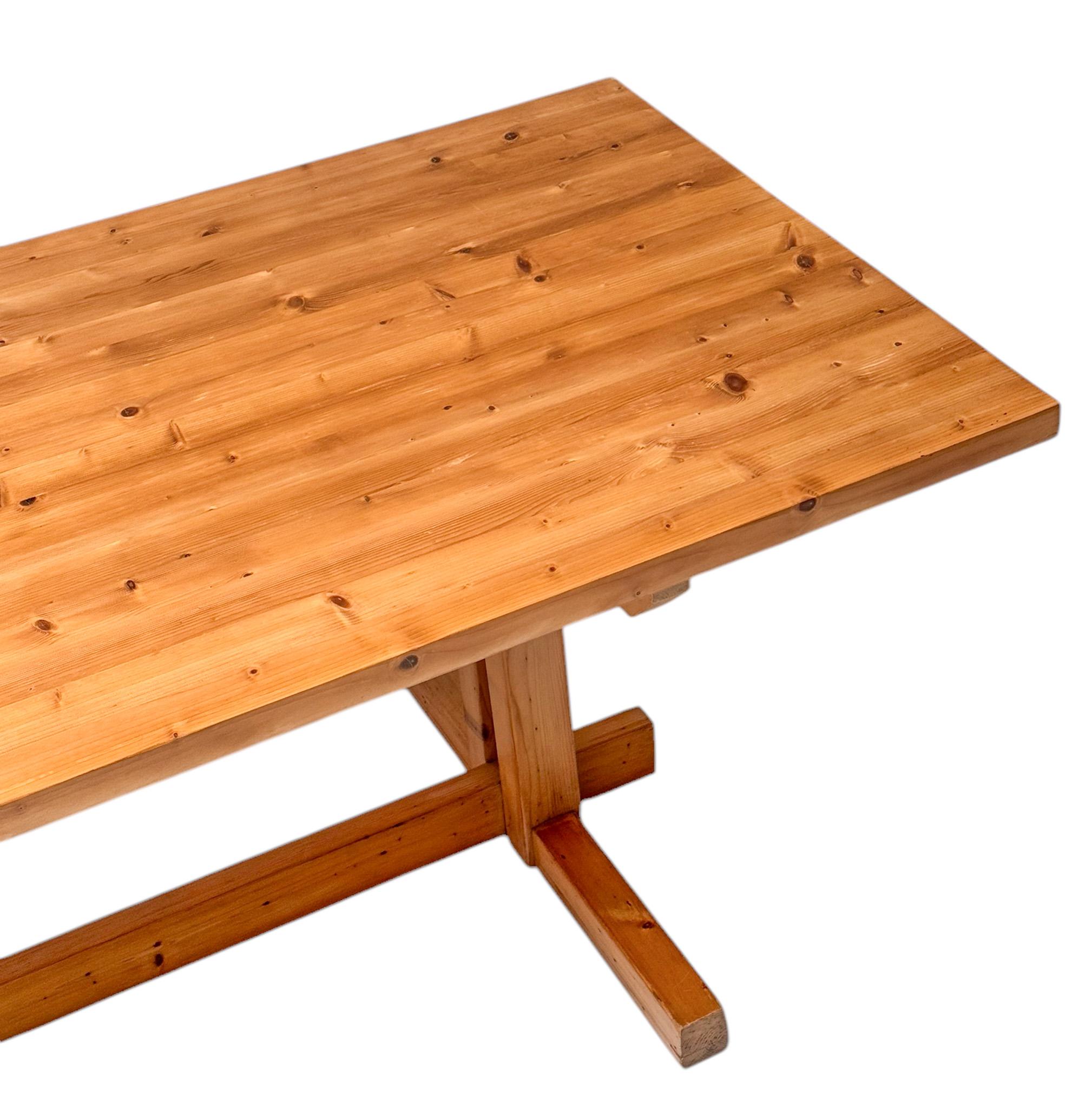 Grande table de salle à manger moderne du milieu du siècle dernier, 1970 en vente 3