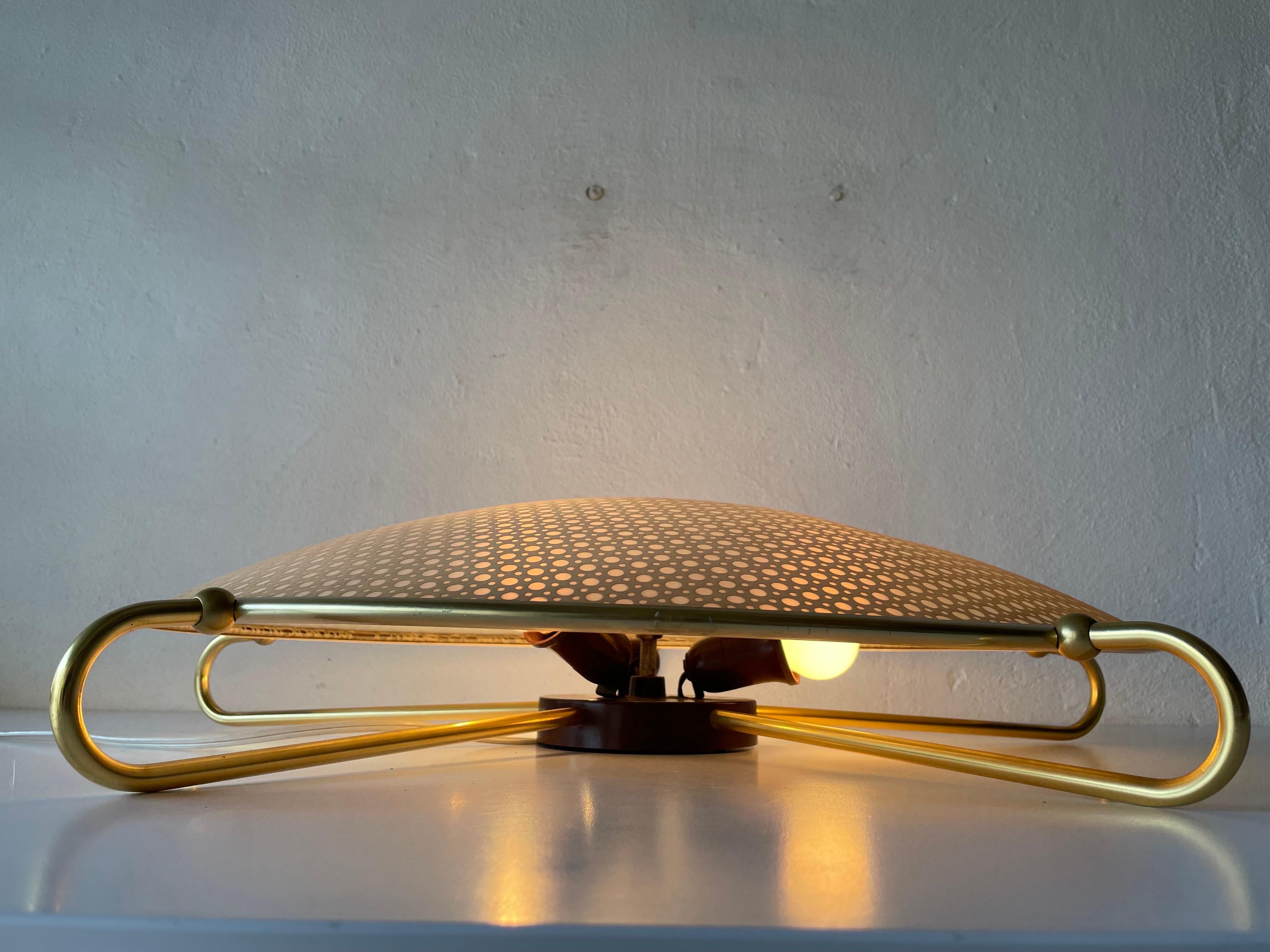 Mid Century Modern Large Flush Mount or Ceiling Lamp by Erco, 1950s Germany 5