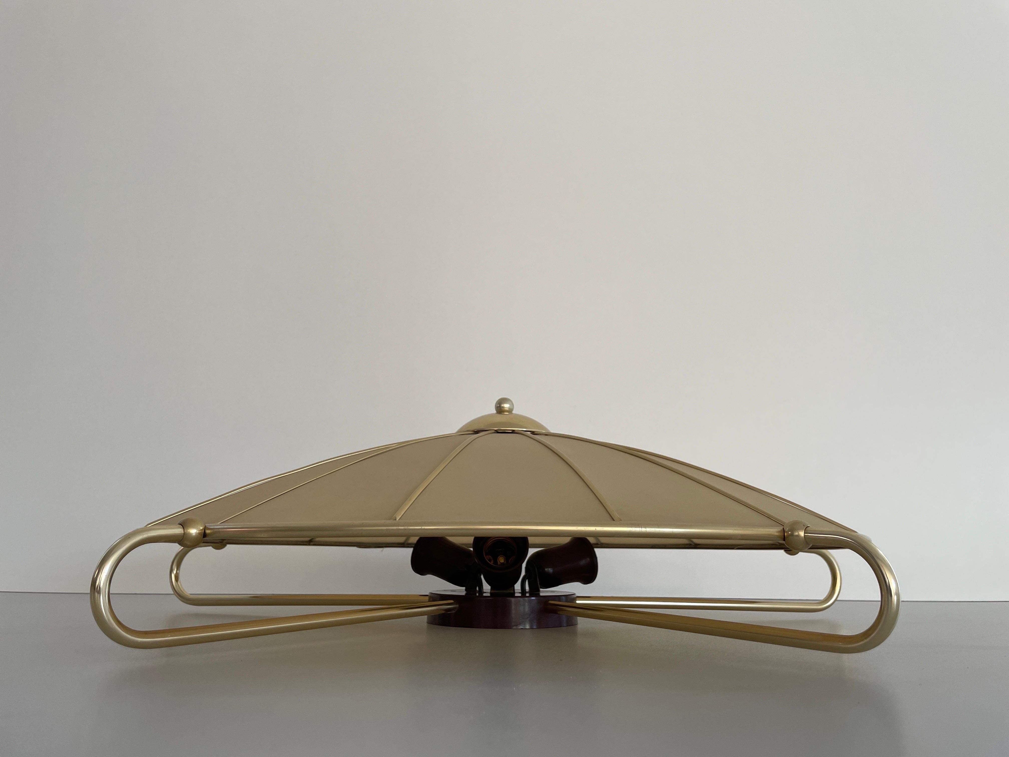 Mid-Century Modern Large Flush Mount or Ceiling Lamp by Erco, 1950s, Germany For Sale 11