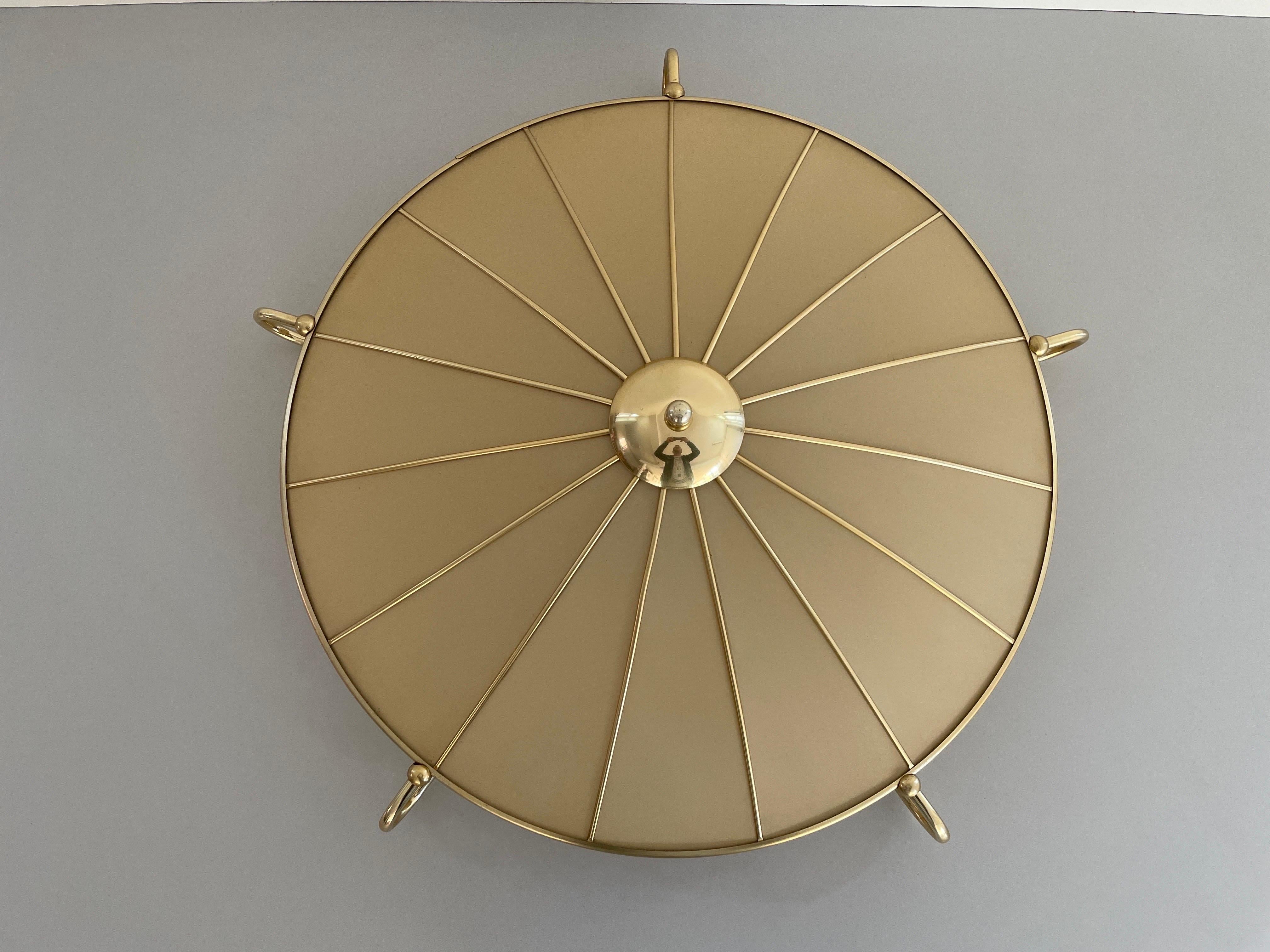 Mid-20th Century Mid-Century Modern Large Flush Mount or Ceiling Lamp by Erco, 1950s, Germany For Sale