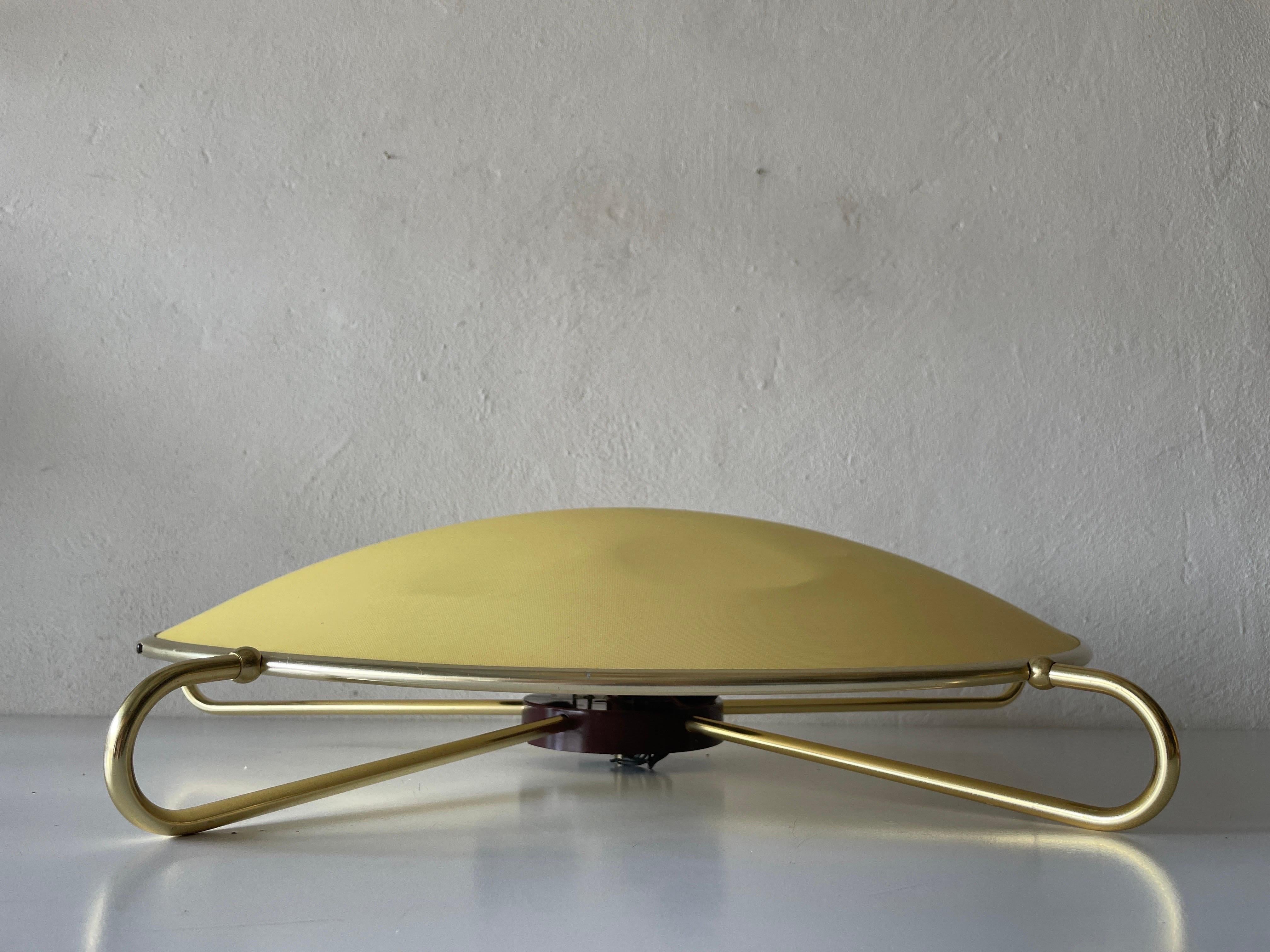 Mid-Century Modern Large Flush Mount or Ceiling Lamp by Erco, 1950s, Germany For Sale 1