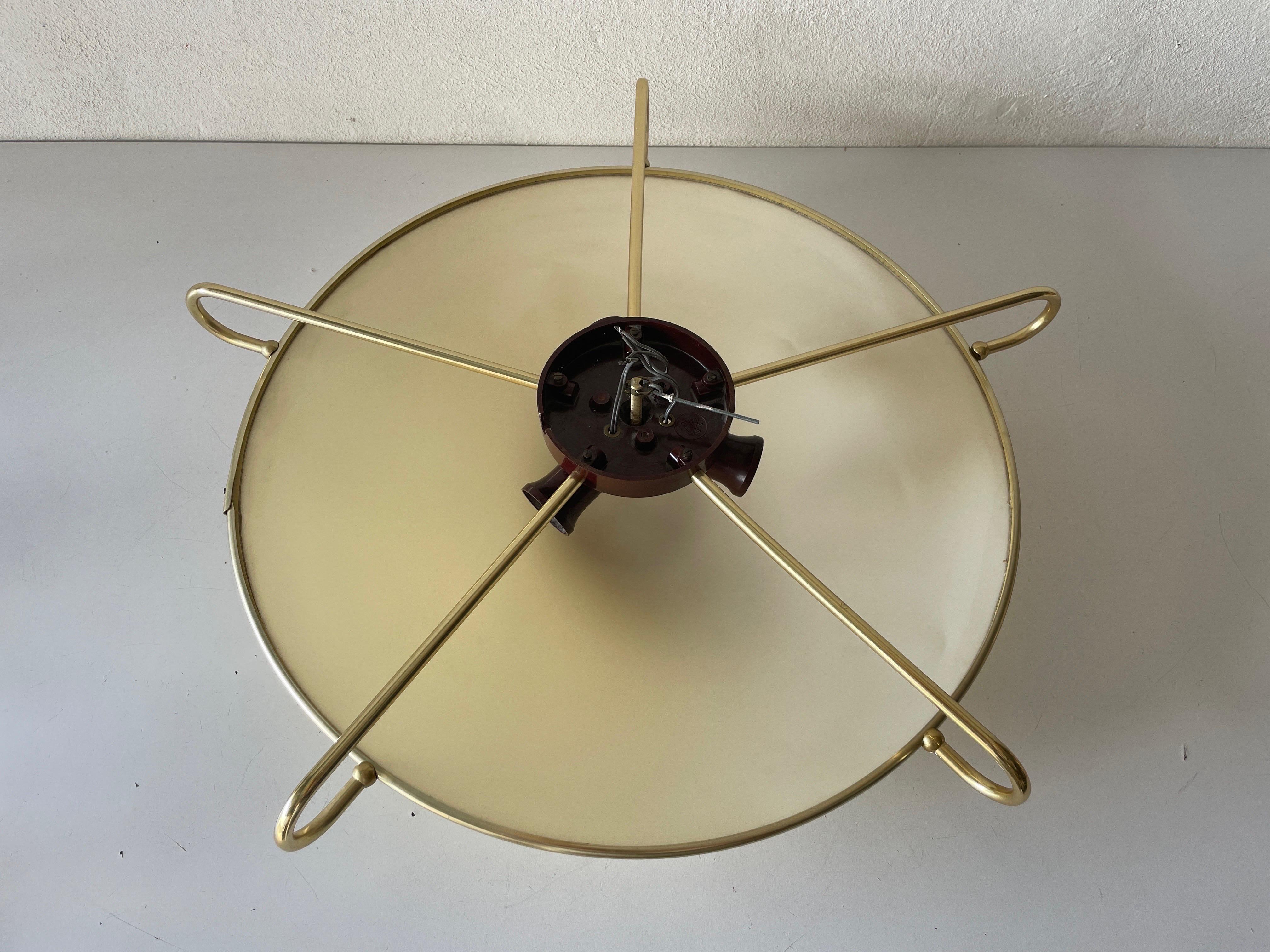 Mid-Century Modern Large Flush Mount or Ceiling Lamp by Erco, 1950s, Germany For Sale 2