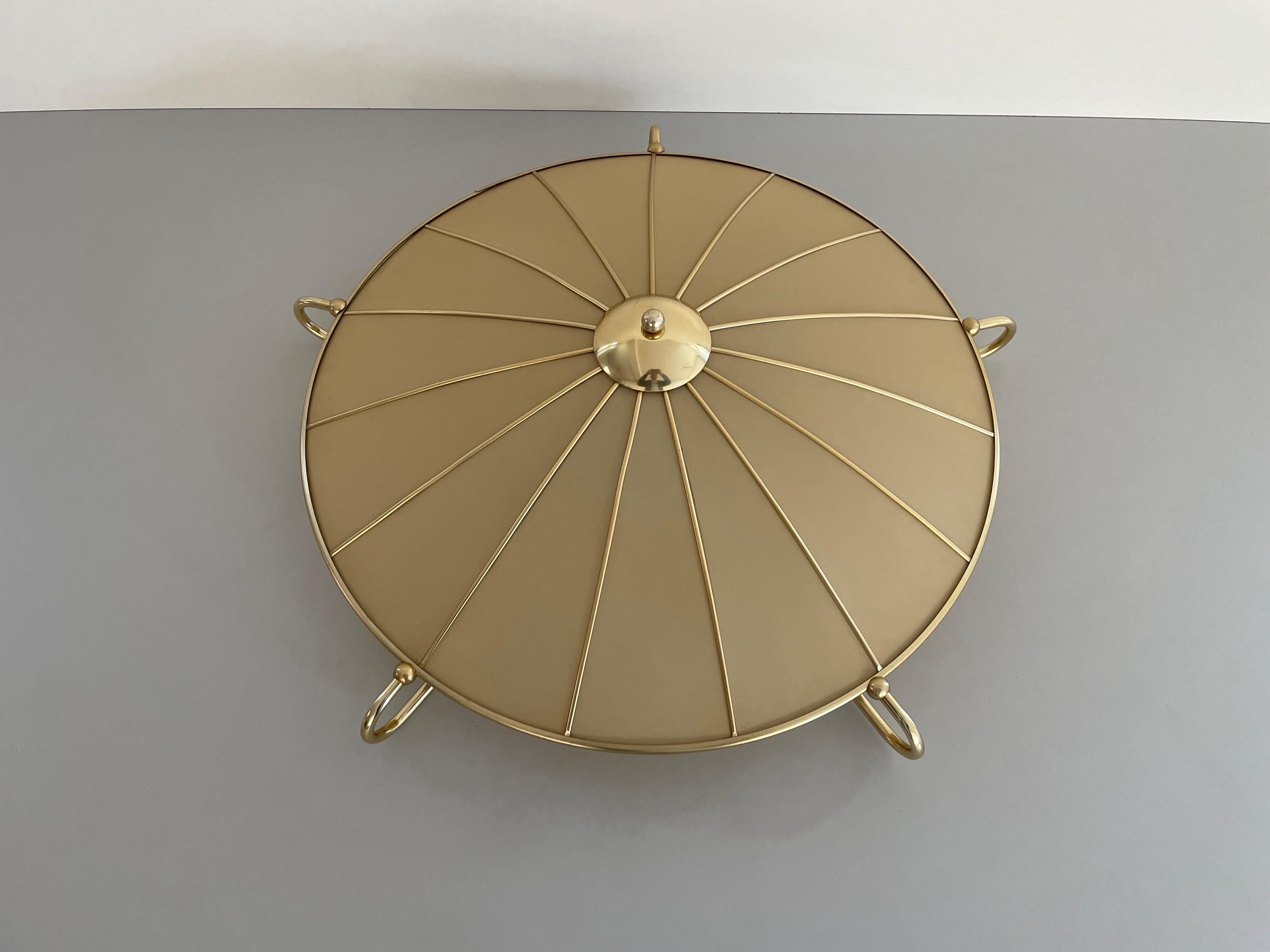 Mid-Century Modern Large Flush Mount or Ceiling Lamp by Erco, 1950s, Germany For Sale 2