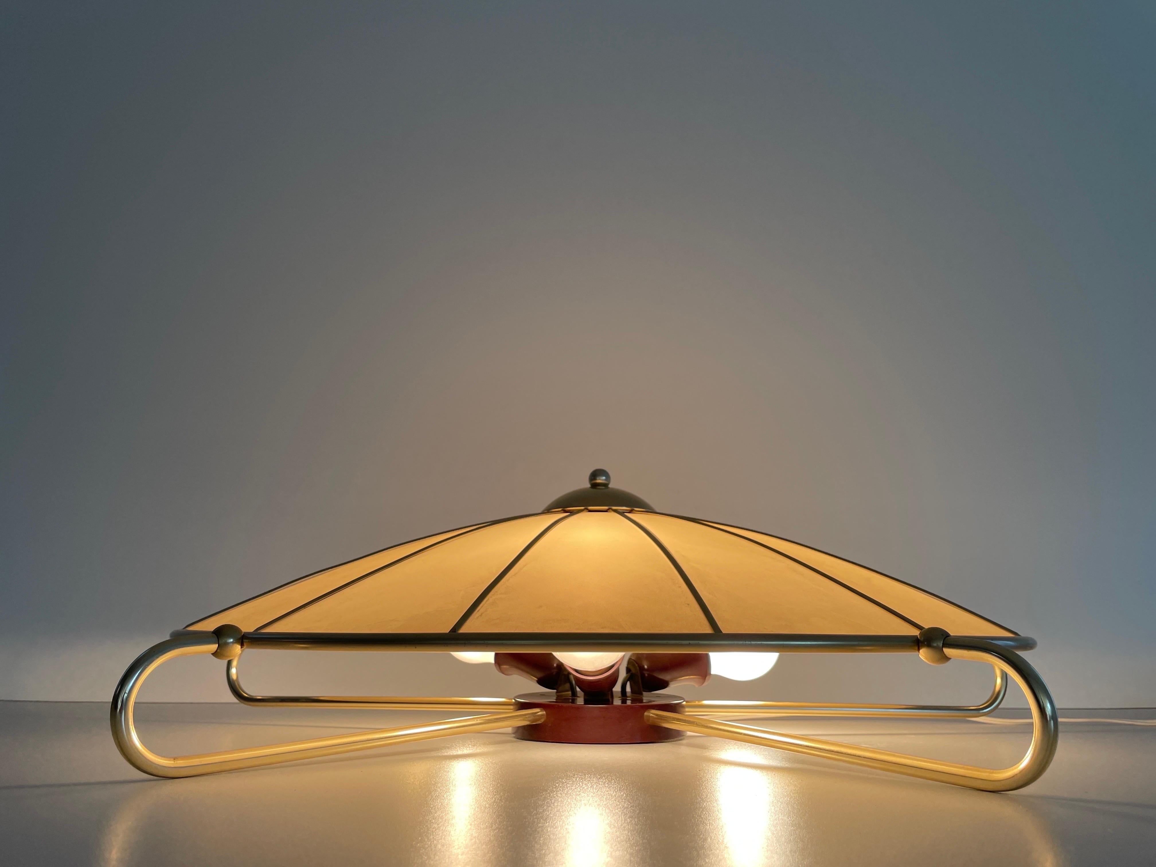 Mid-Century Modern Large Flush Mount or Ceiling Lamp by Erco, 1950s, Germany For Sale 3