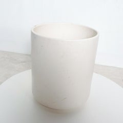 Mid-Century Modern Large Gainey Planter White