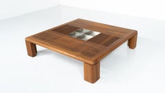 Grande table basse italienne moderne du milieu du siècle dernier par Silvio Coppola, 1970