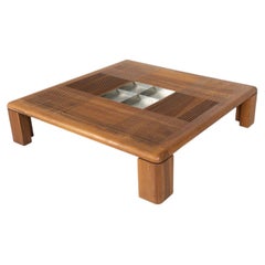 Grande table basse italienne moderne du milieu du siècle dernier par Silvio Coppola, 1970