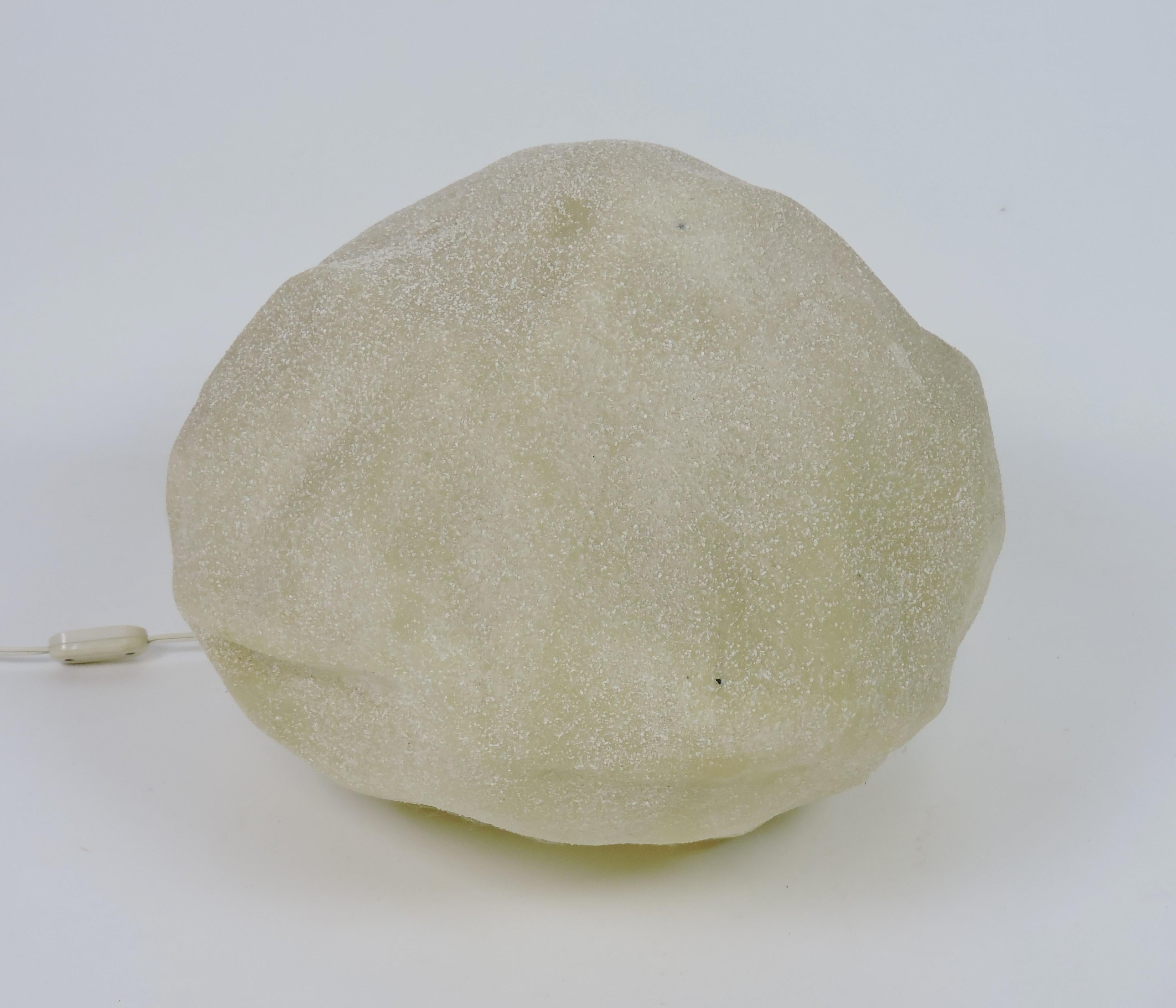 Italian Mid-Century Modern Large Moon Rock Lamp Andre Cazenave for Singleton 5 Available
