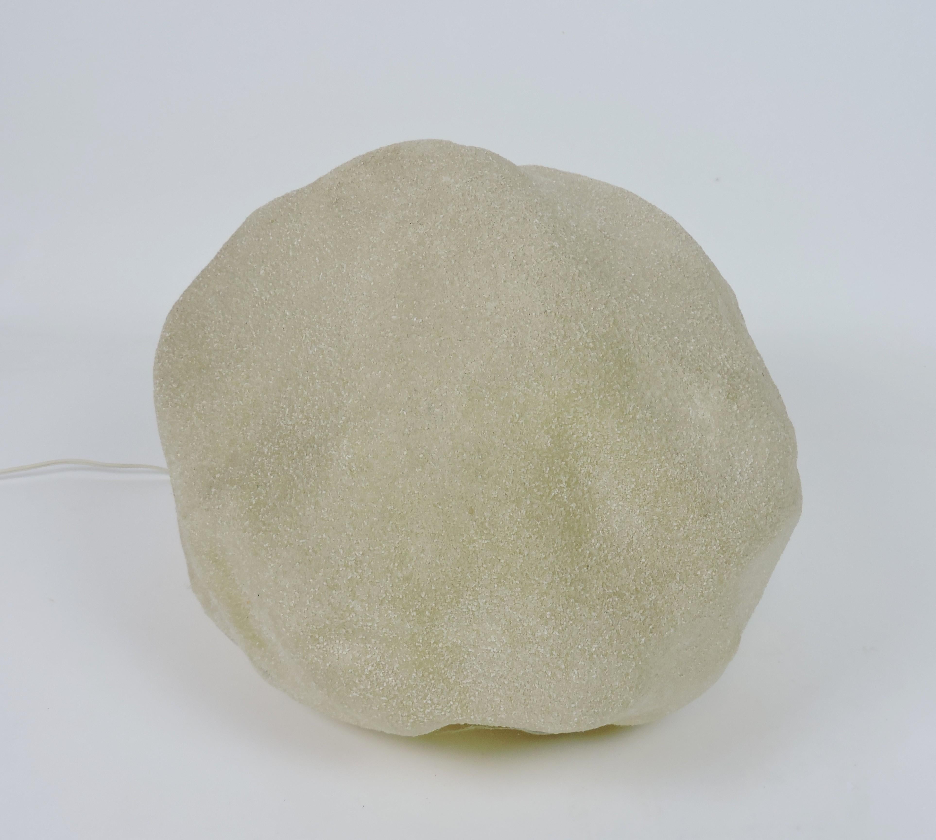Mid-Century Modern Large Moon Rock Lamp Andre Cazenave for Singleton 6 Available In Good Condition In Chesterfield, NJ