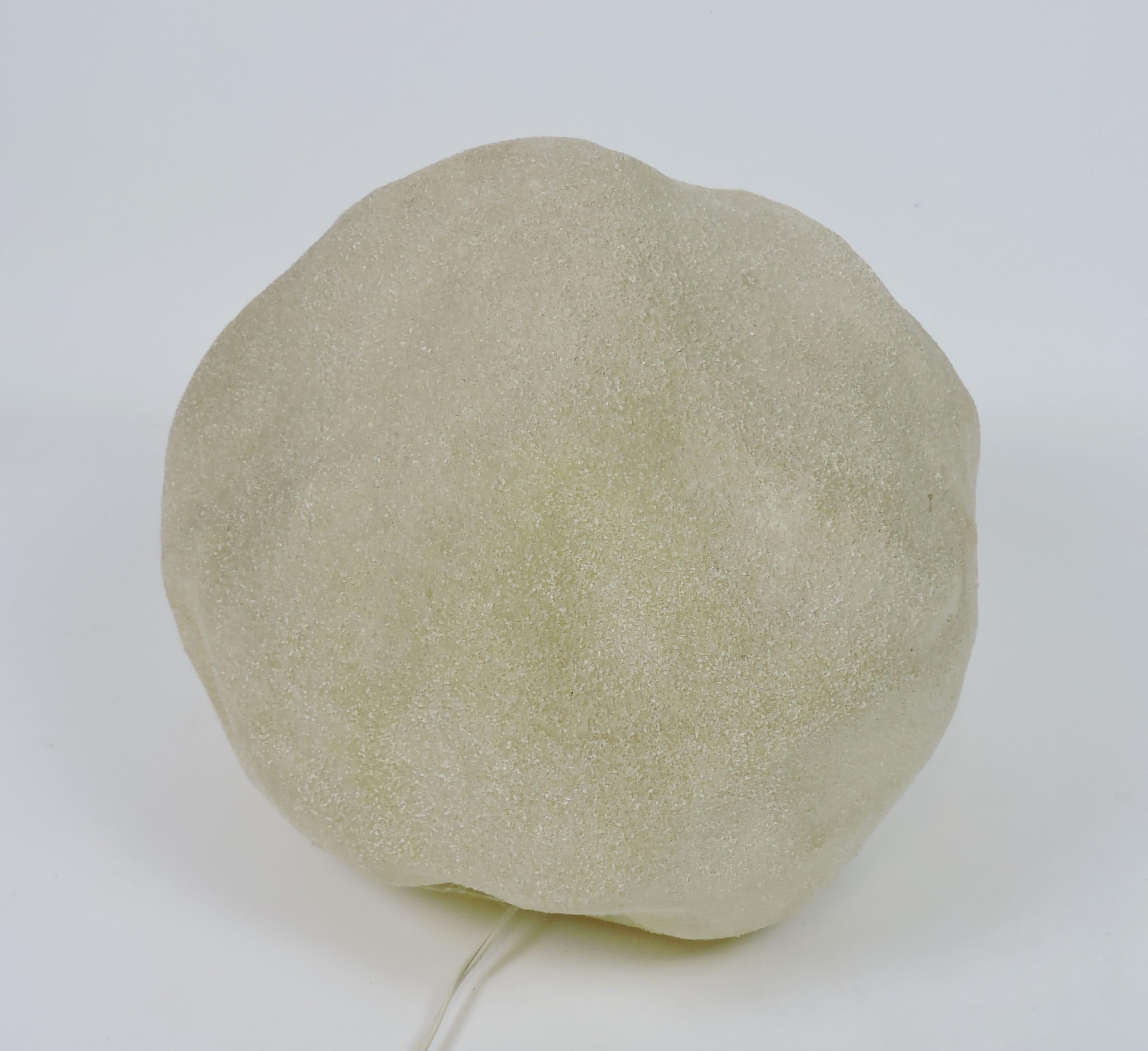 Late 20th Century Mid-Century Modern Large Moon Rock Lamp Andre Cazenave for Singleton 6 Available