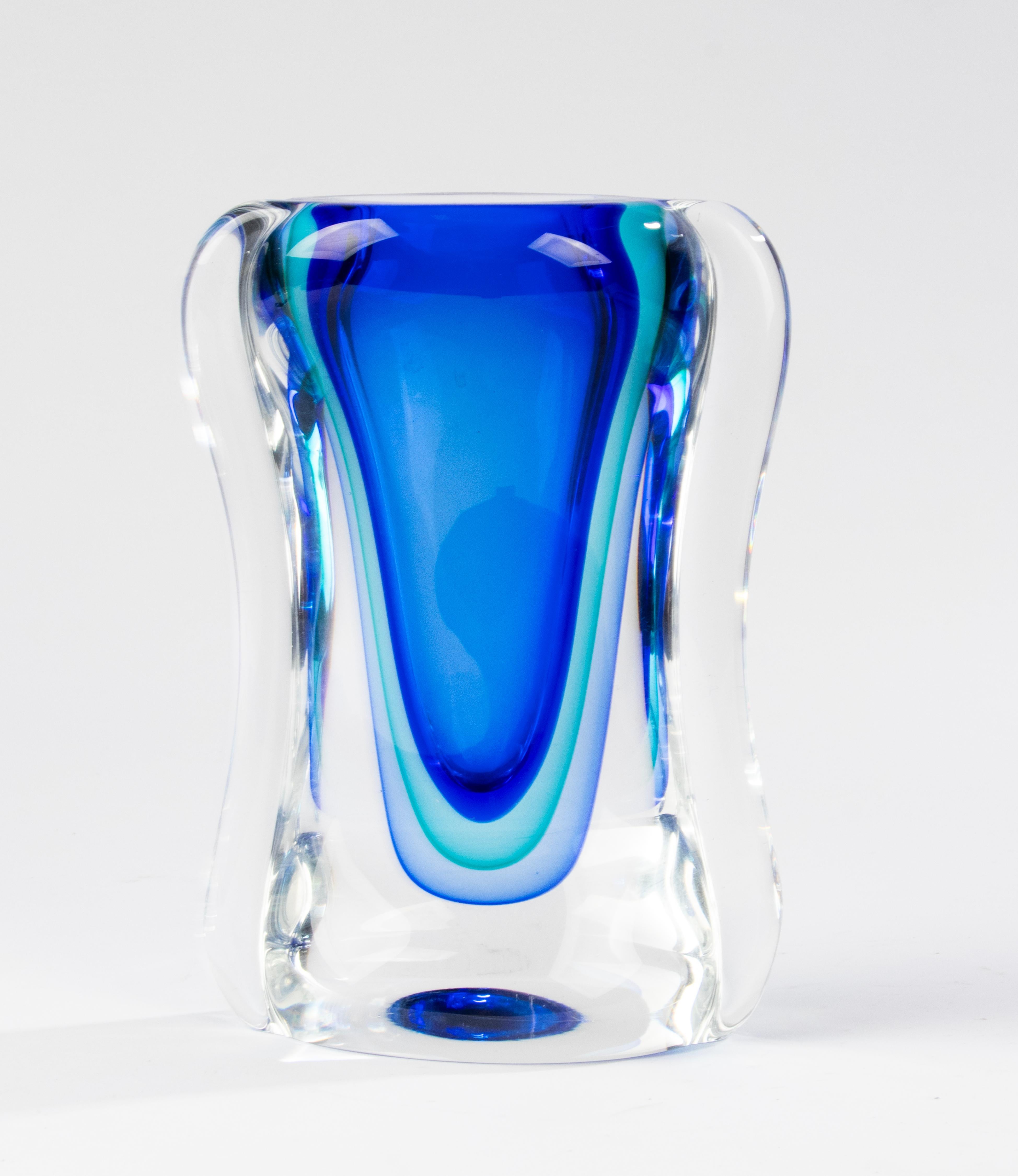 Große Vase aus Murano-Glas, Mitte des Jahrhunderts - Alfredo Barbini  im Angebot 2