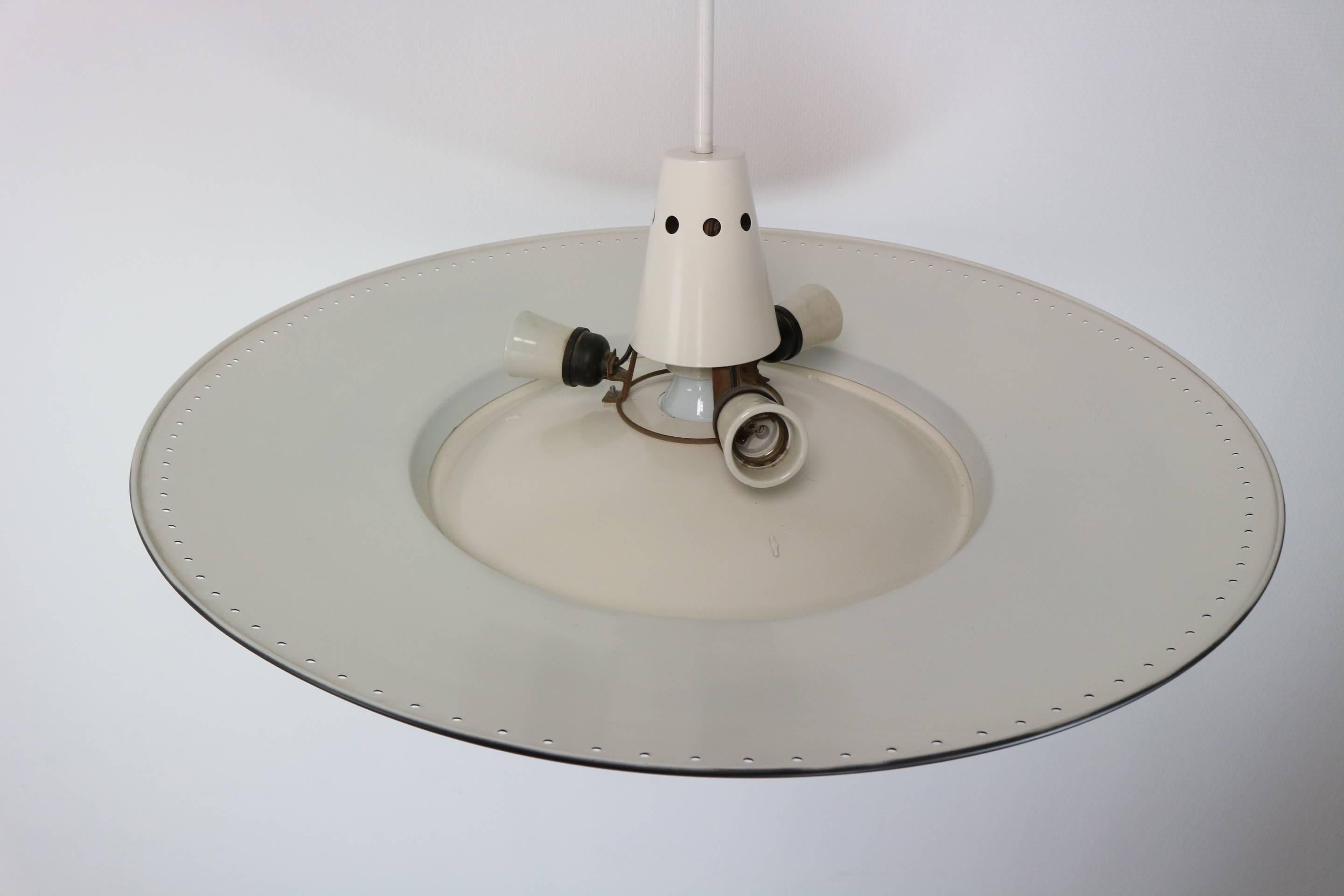 Mid-20th Century Mid-Century Modern Large Pendant Lamp by Louis Kalff for Philips, 1950s