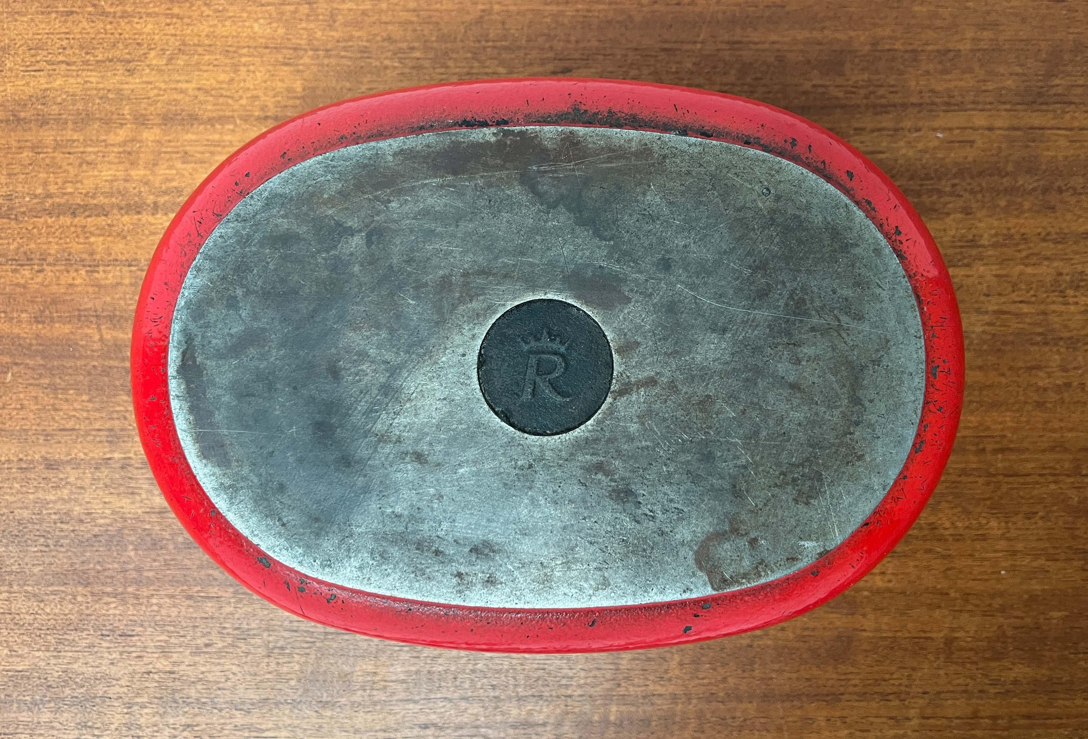 Großer roter Emailletopf von Timo Sarpaneva Rosenlew Finnland 1960er Jahre im Angebot 11