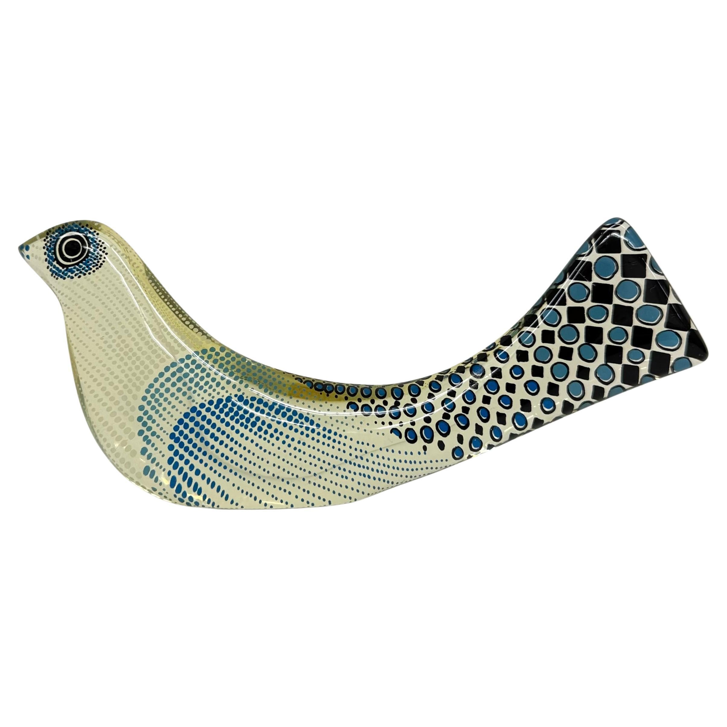 Mid-Century Modern Large Resin Dove by Abraham Palatnik Brazil , 1970s