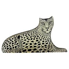 Mid-Century Modern Large Resin Leopard by Abraham Palatnik Brazil , 1970s