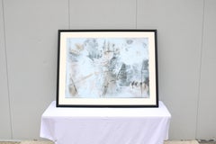 Mid-Century Modern Large Scale Abstract Composition Lithograph Artwork Print