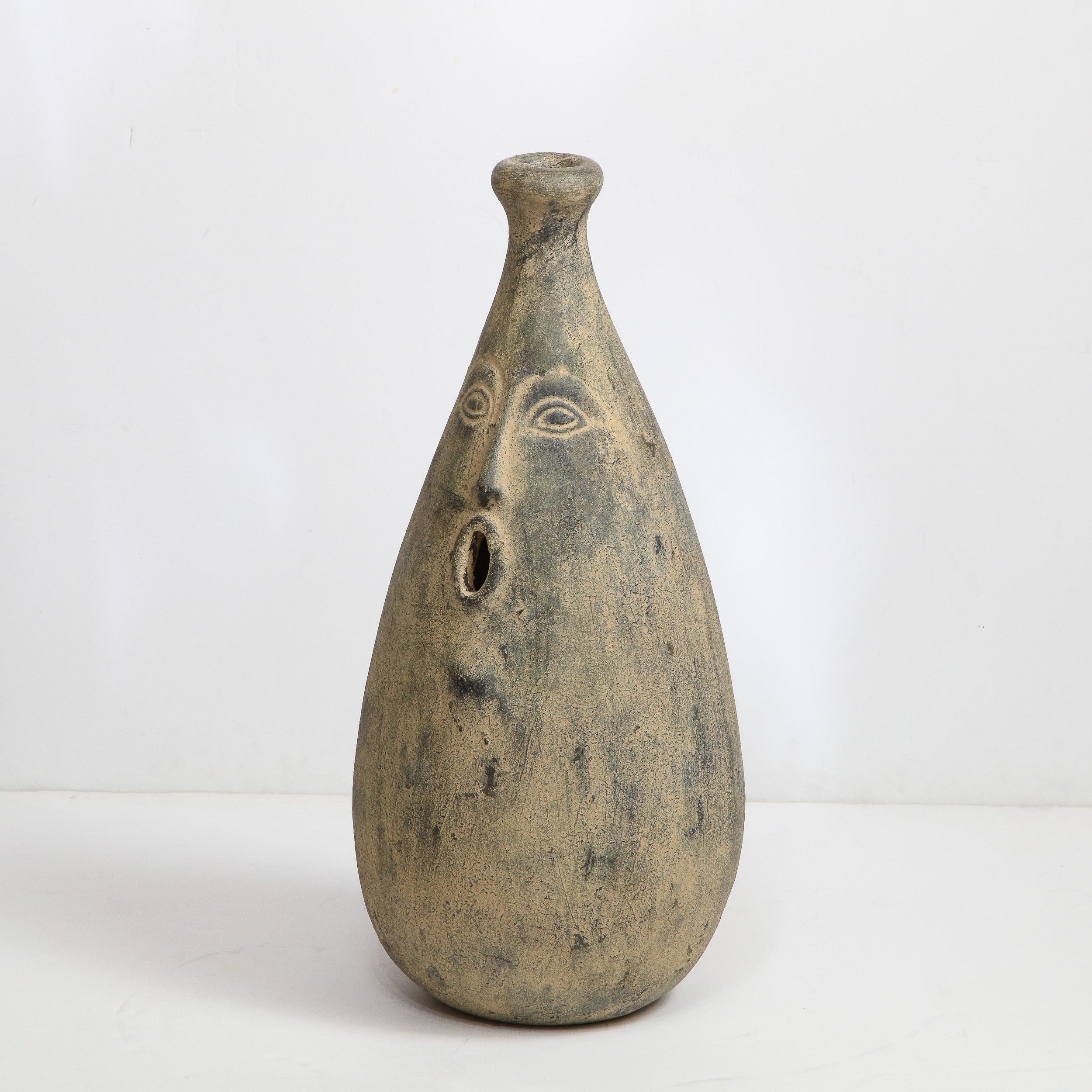 Mid-Century Modern Large Scale Organic Stylized Figurative Ceramic Vase 2