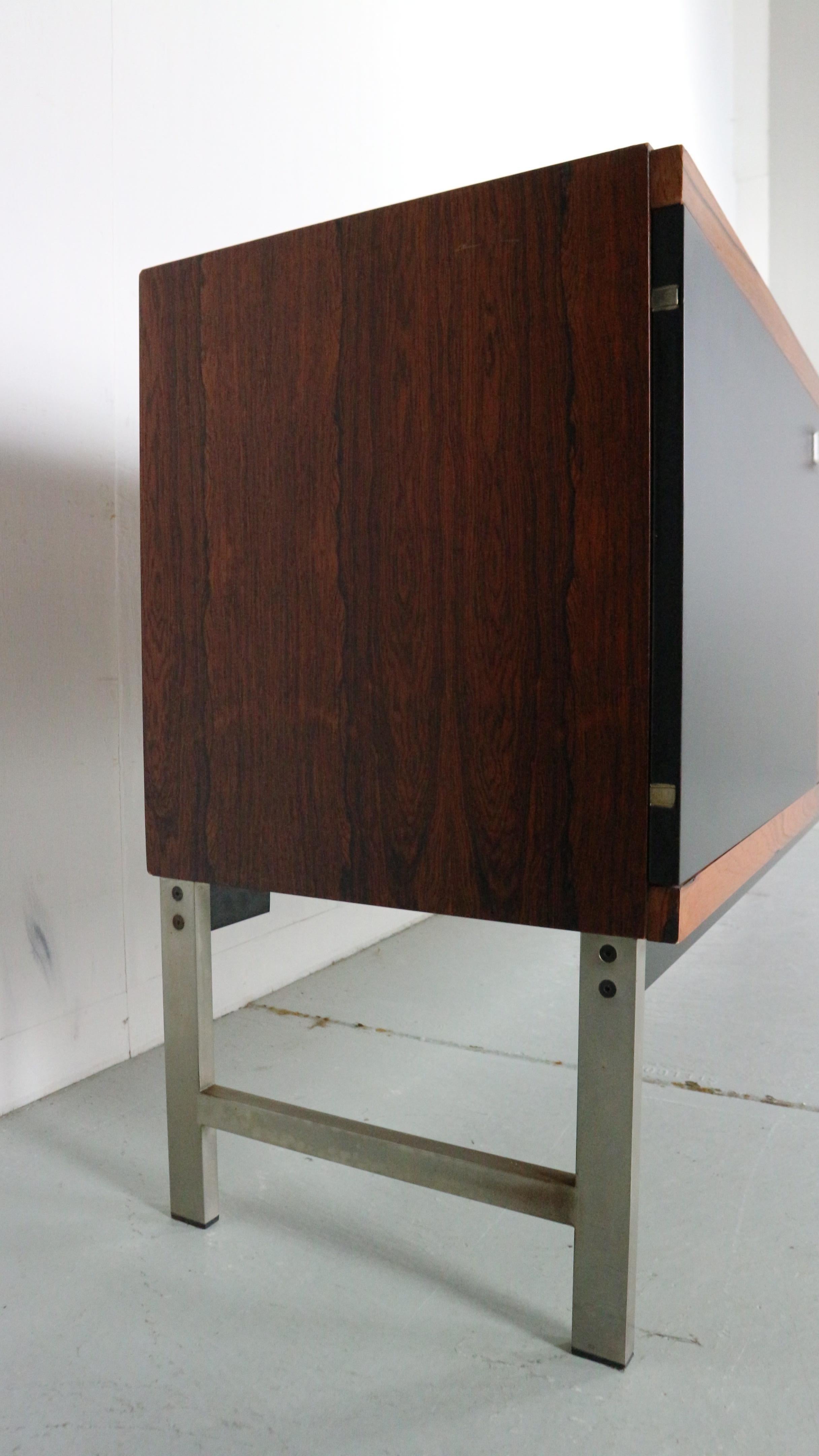 Metal Mid-Century Modern Large Sideboard/Credenza for Fristho, 1960s Dutch Design For Sale