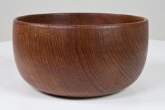 Mid-Century Modern Large Teak Danish Sculptural and Hand Moulded Bowl, 1960s