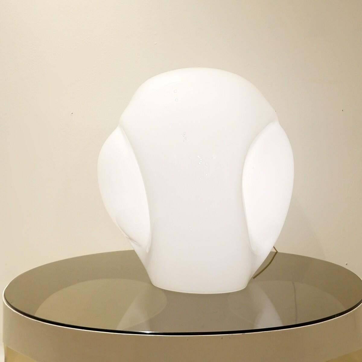 Lampada Munega grande di Gino Vistosi 1970, metà secolo, moderna
Lampada in vetro di Murano 