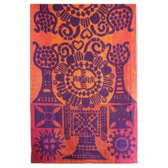 Mid-century modern large wall decoration, Finnish wall art by Pirkko Hammarberg