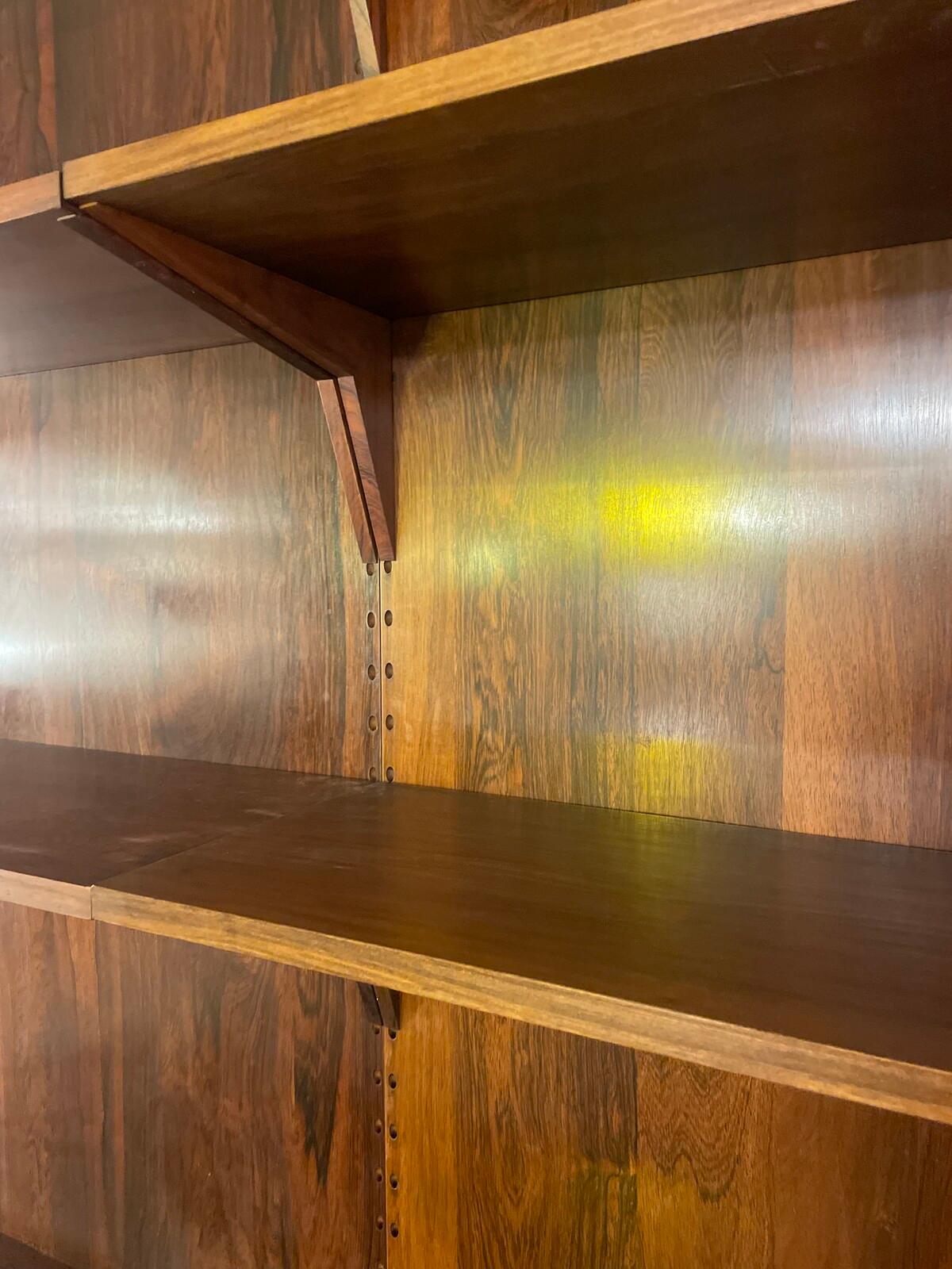 Mid-Century Modern Large Wall Unit by Poul Cadovius for Royal System , 1950s For Sale 4
