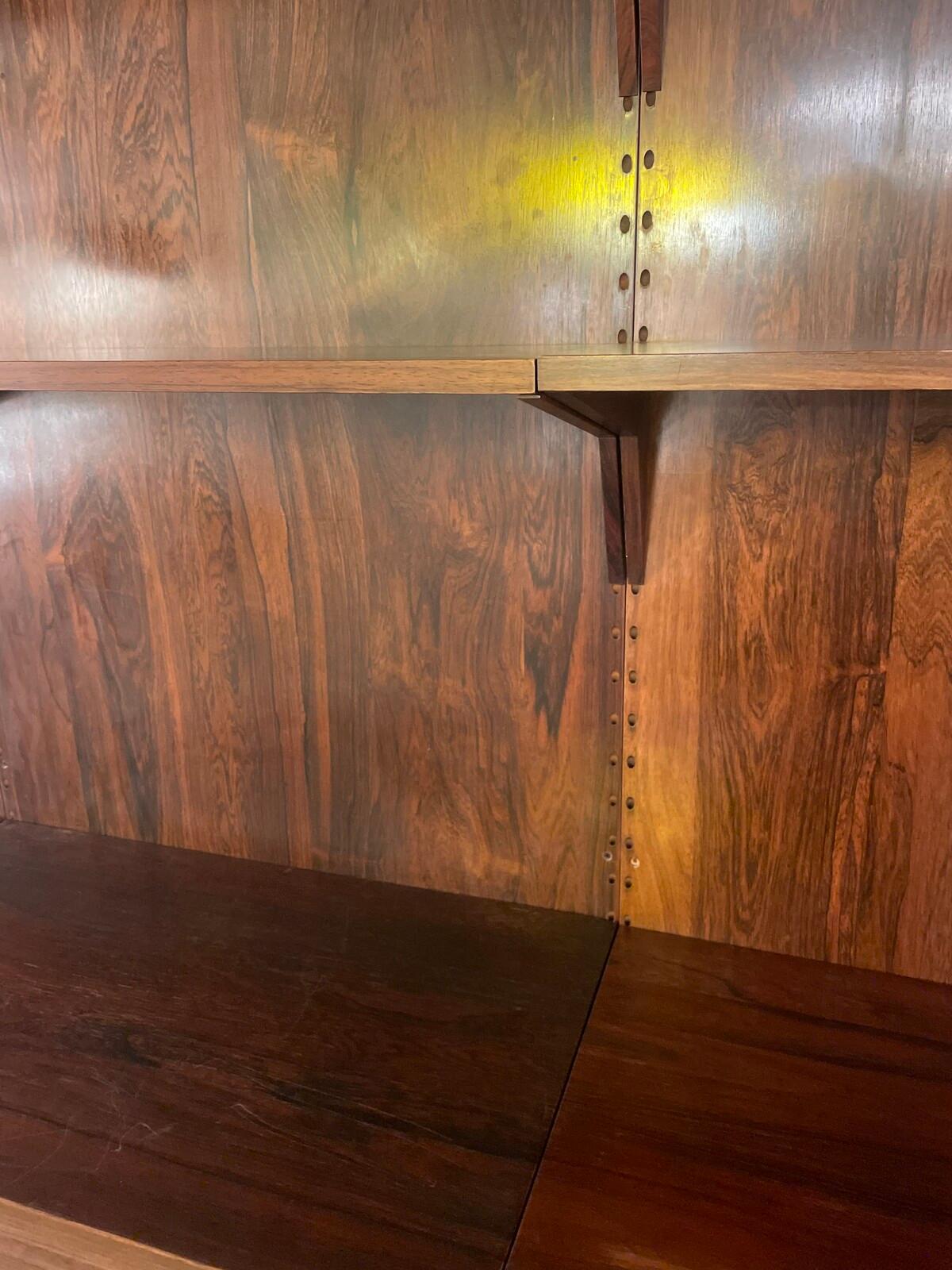 Mid-20th Century Mid-Century Modern Large Wall Unit by Poul Cadovius for Royal System , 1950s For Sale