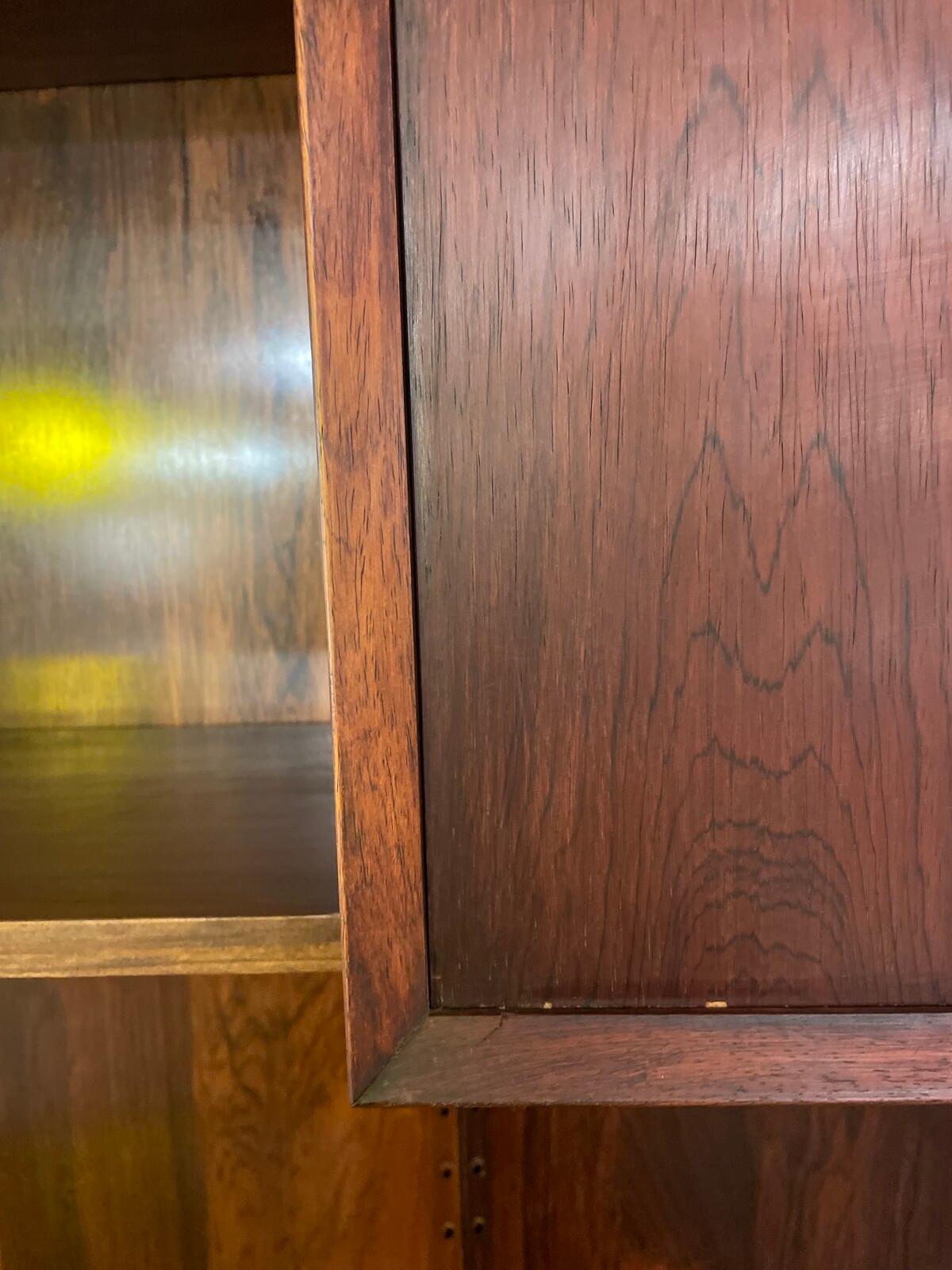 Wood Mid-Century Modern Large Wall Unit by Poul Cadovius for Royal System , 1950s For Sale