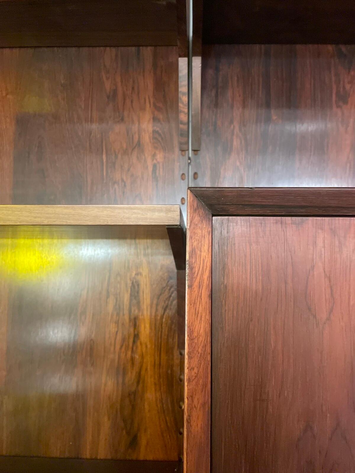 Mid-Century Modern Large Wall Unit by Poul Cadovius for Royal System , 1950s For Sale 1