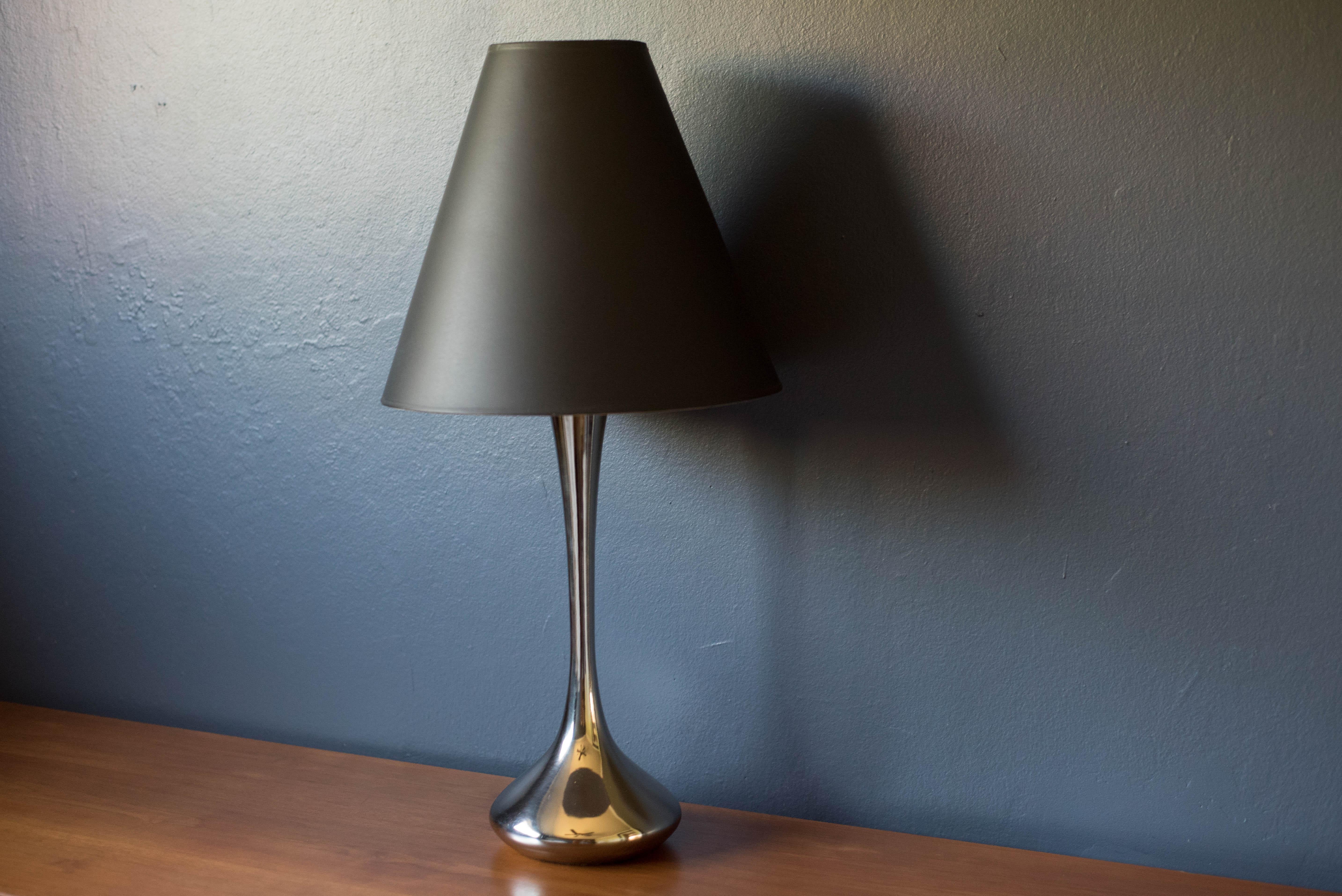 American Mid-Century Modern Laurel Chrome Accent Lamp