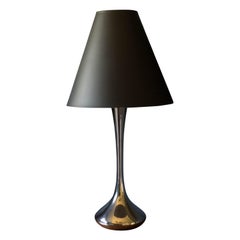 Mid-Century Modern Laurel Chrome Accent Lamp