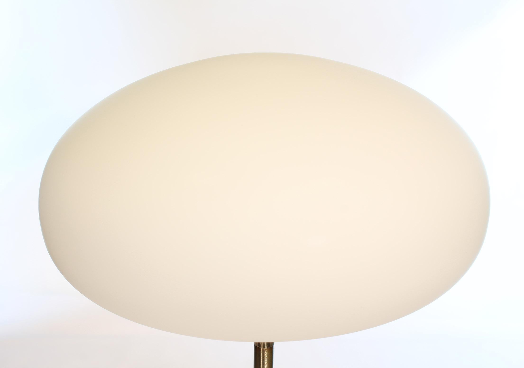 Frosted Mid-Century Modern Laurel Floor Lamp