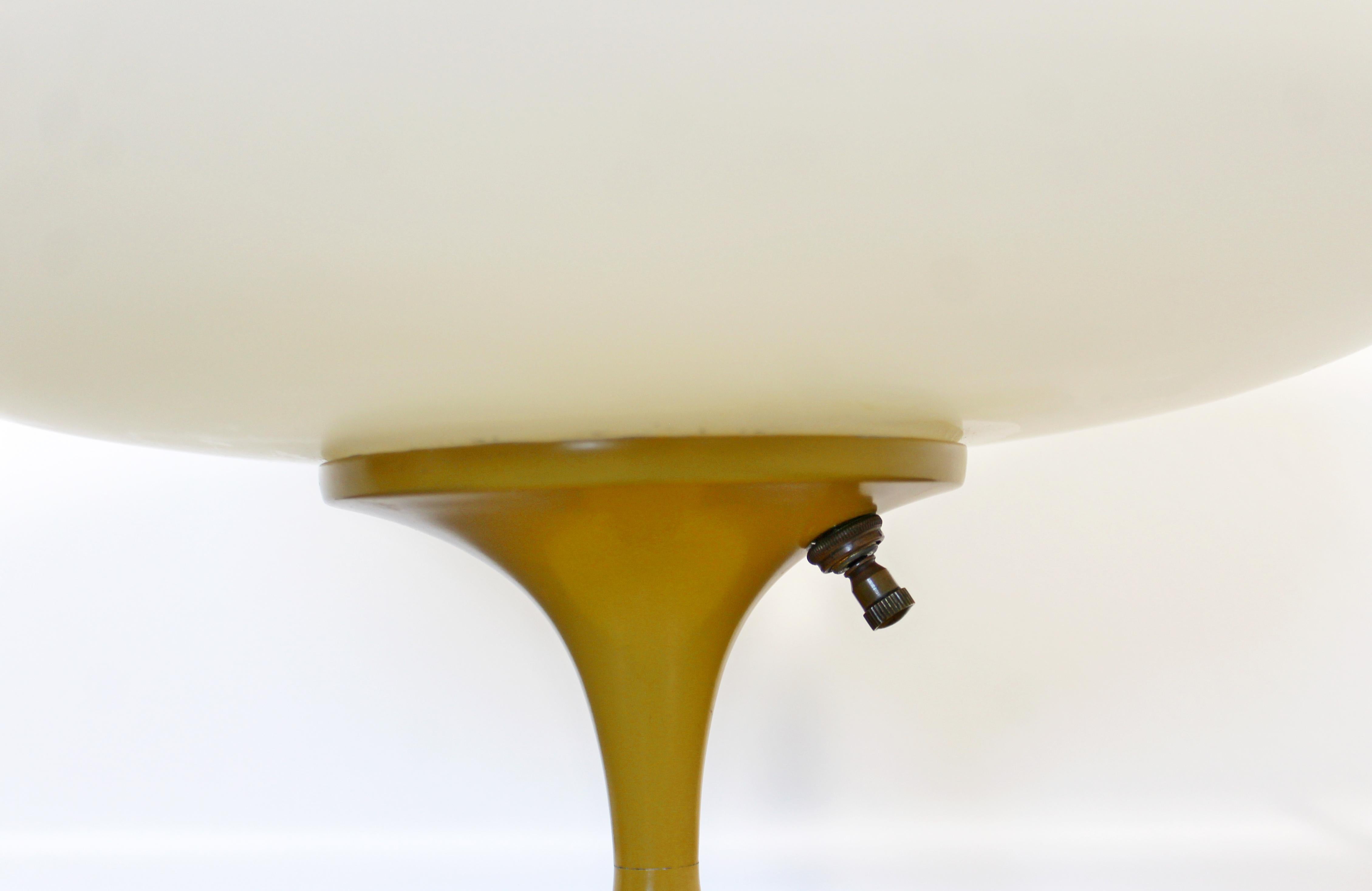 yellow mushroom lamp