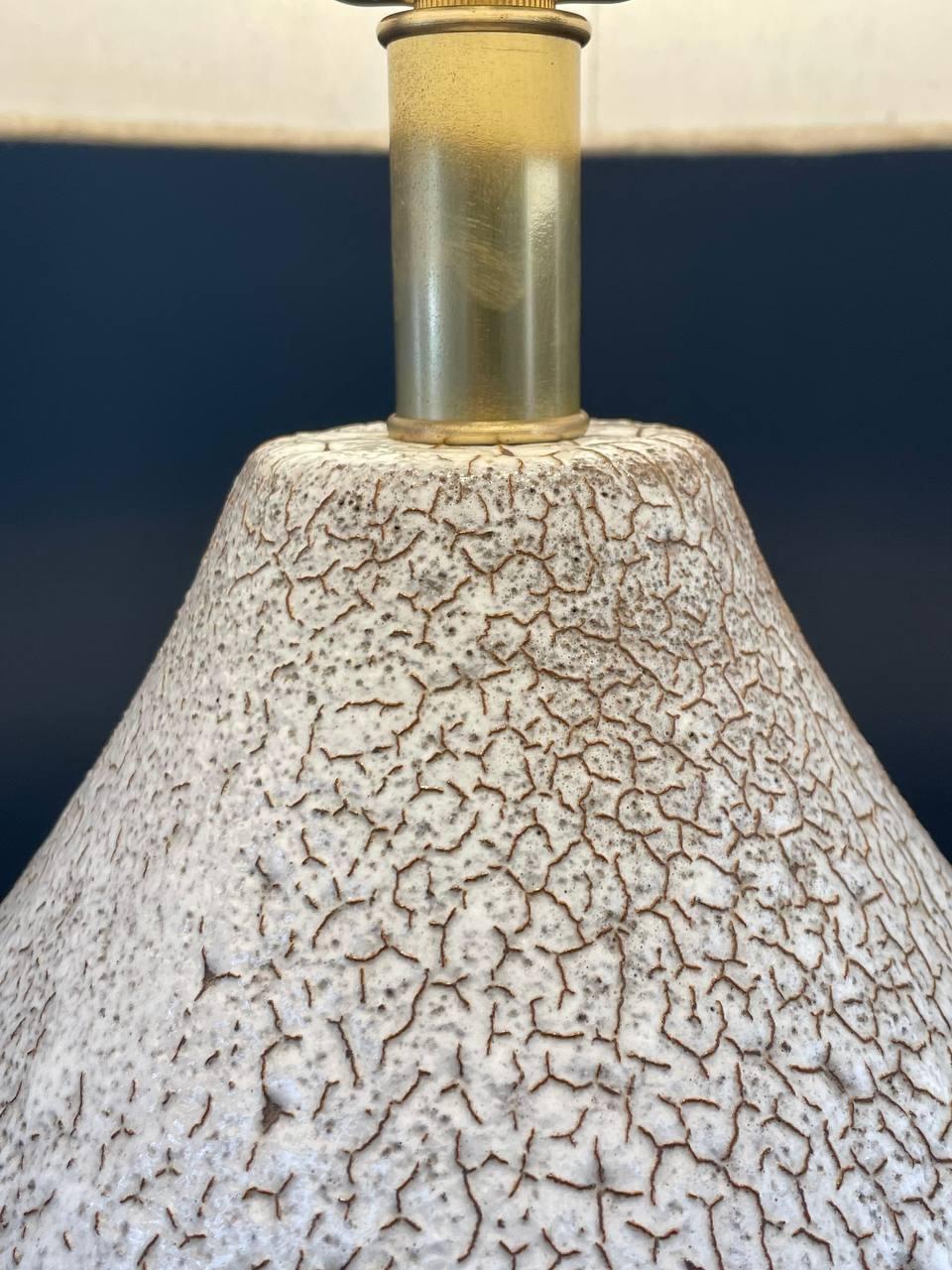 Mid-Century Modern Lava Glaze Ceramic Table Lamp 4