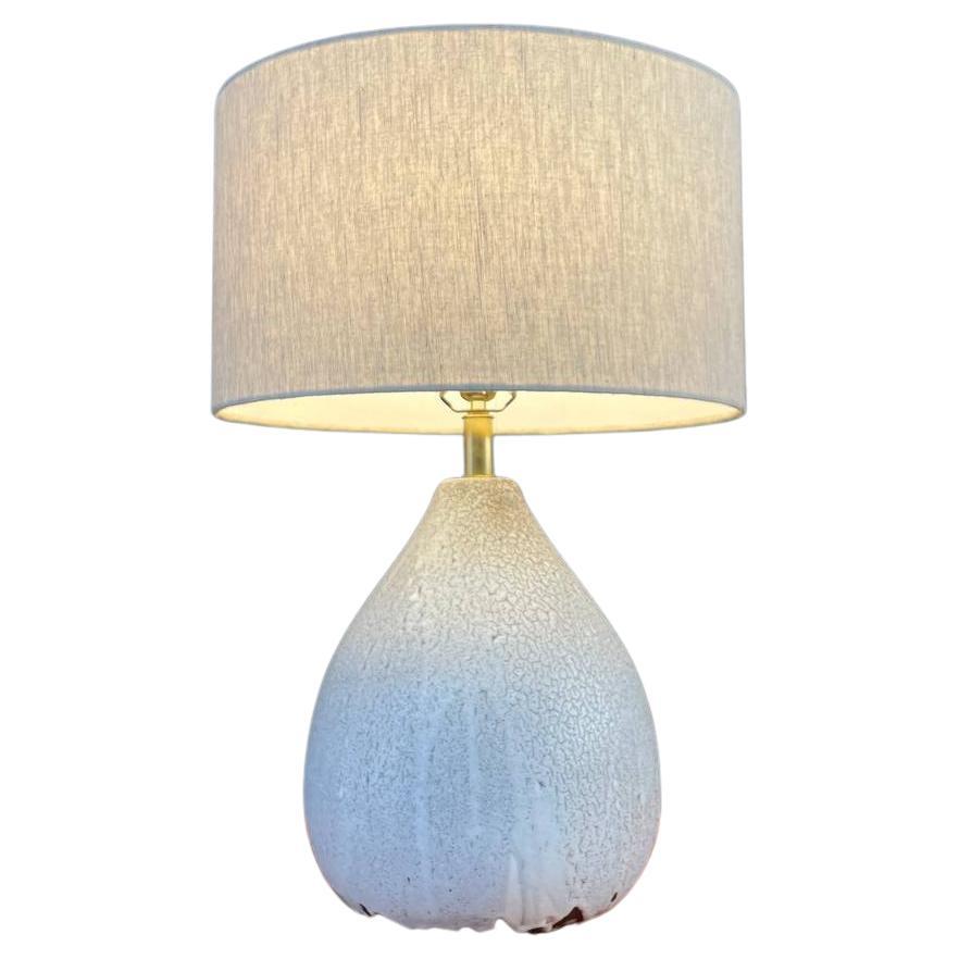 Mid-Century Modern Lava Glaze Ceramic Table Lamp For Sale