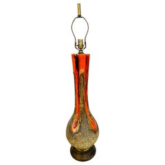 Mid-Century Modern Lava Style Porcelain Table Lamp