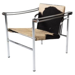 Vintage Mid-Century Modern LC1 Armchair by Le Corbusier, Pierre Jeanneret, Perriand