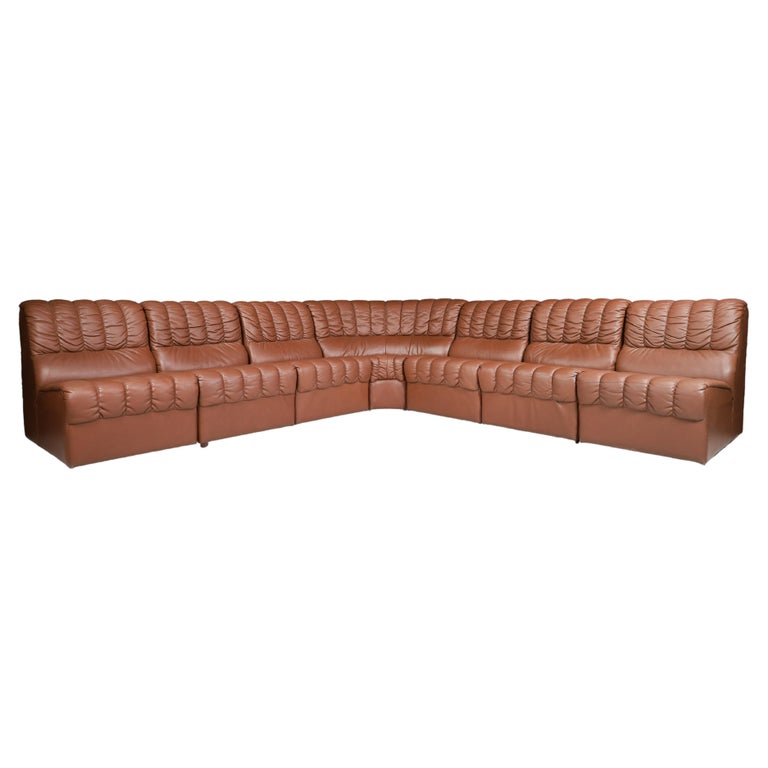Mid Century Modern Leather Lounge Sofa Living Room Set 7 Switzerland