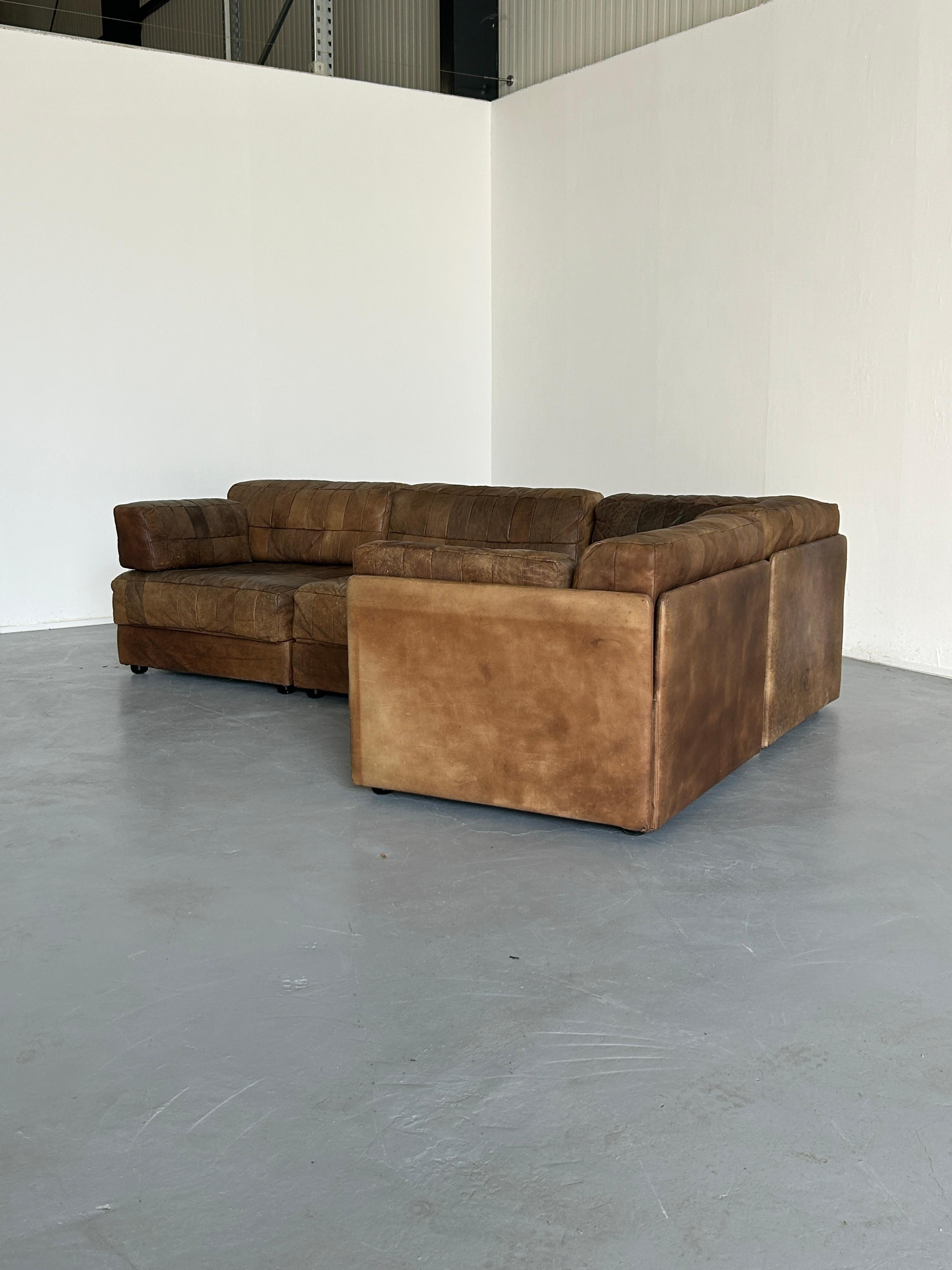 patchwork modular sofa