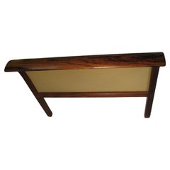 Sedie da salotto del Mid Century Mobler in pelle e palissandro Knut Saeter per Vatne Mobler