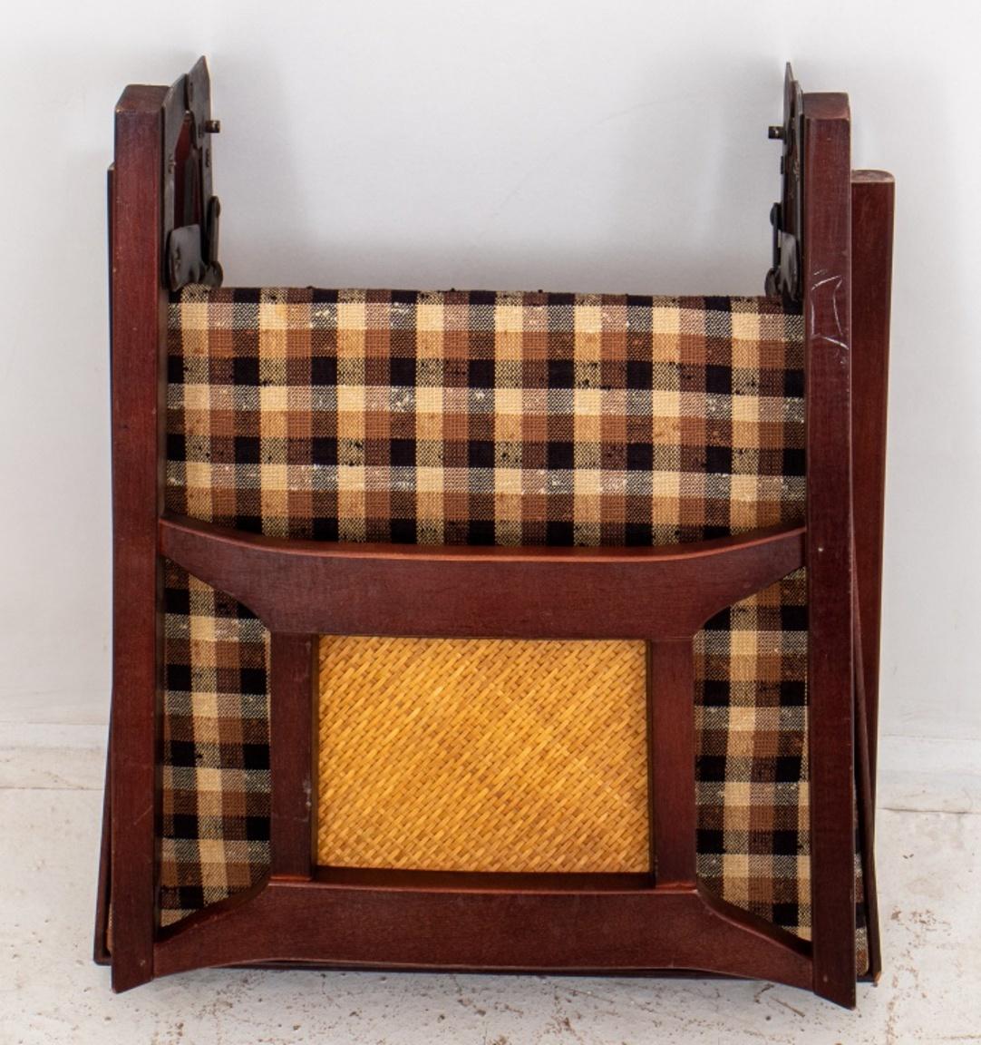 Mahogany Mid-Century Modern Leg-O-matic Folding Chair, 6