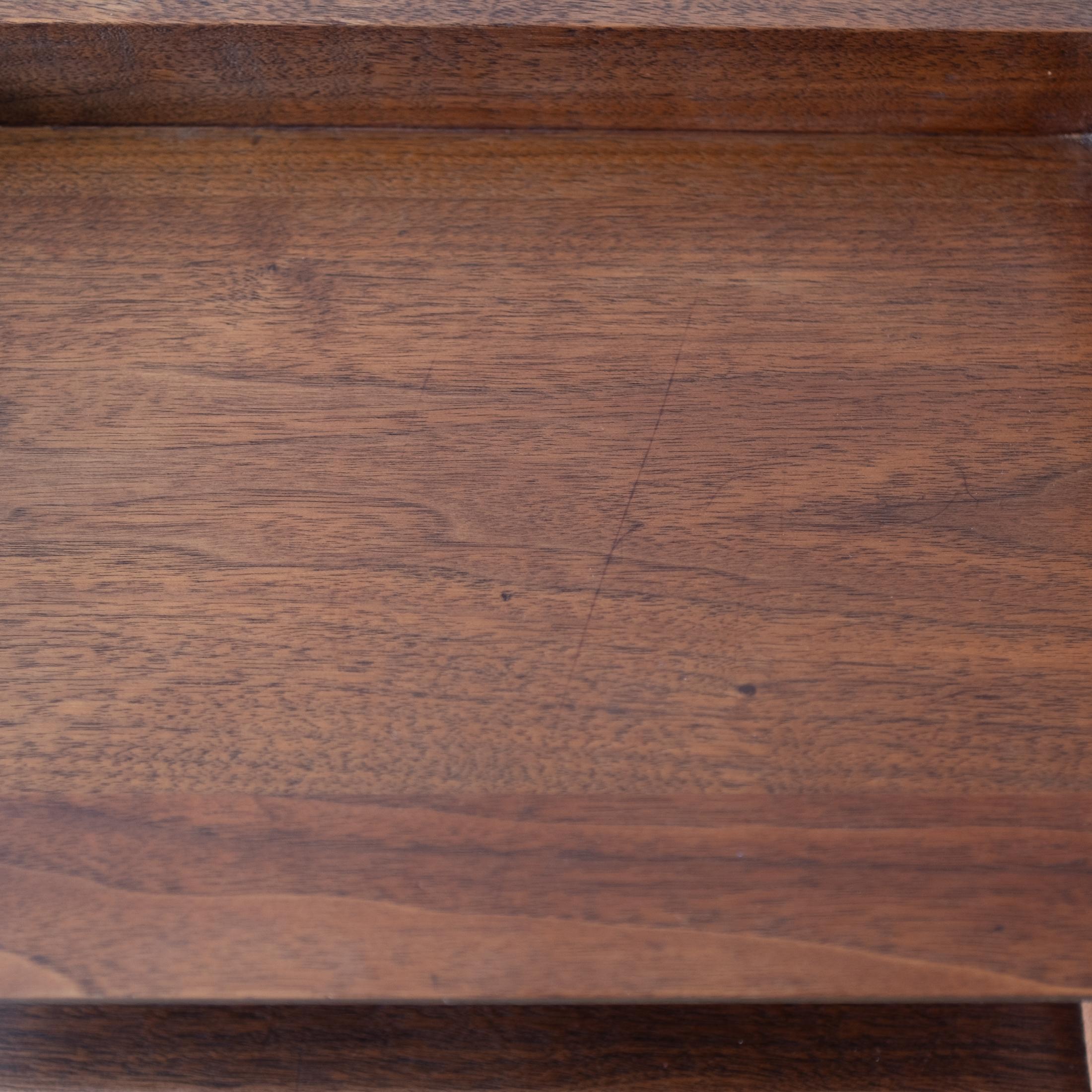 Mid-Century Modern Letter Tray in Walnut and Brass, 1960s 7
