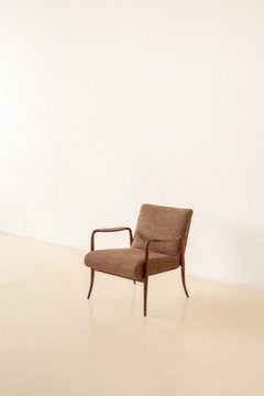Mid-Century Modern Leve Armchair by Joaquim Tenreiro, 1942