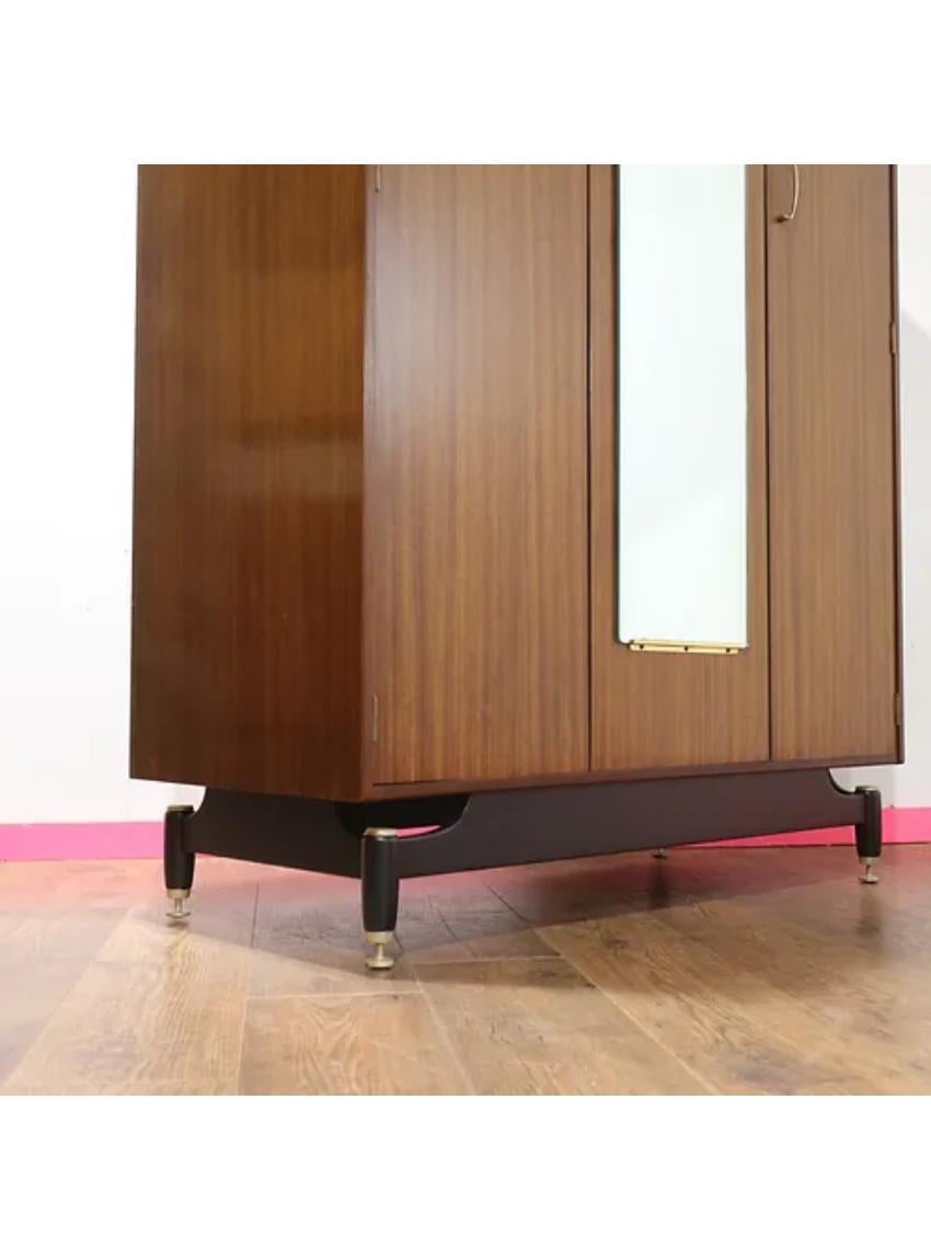 British Mid Century Modern Librenza Armoire Wardrobe by G Plan