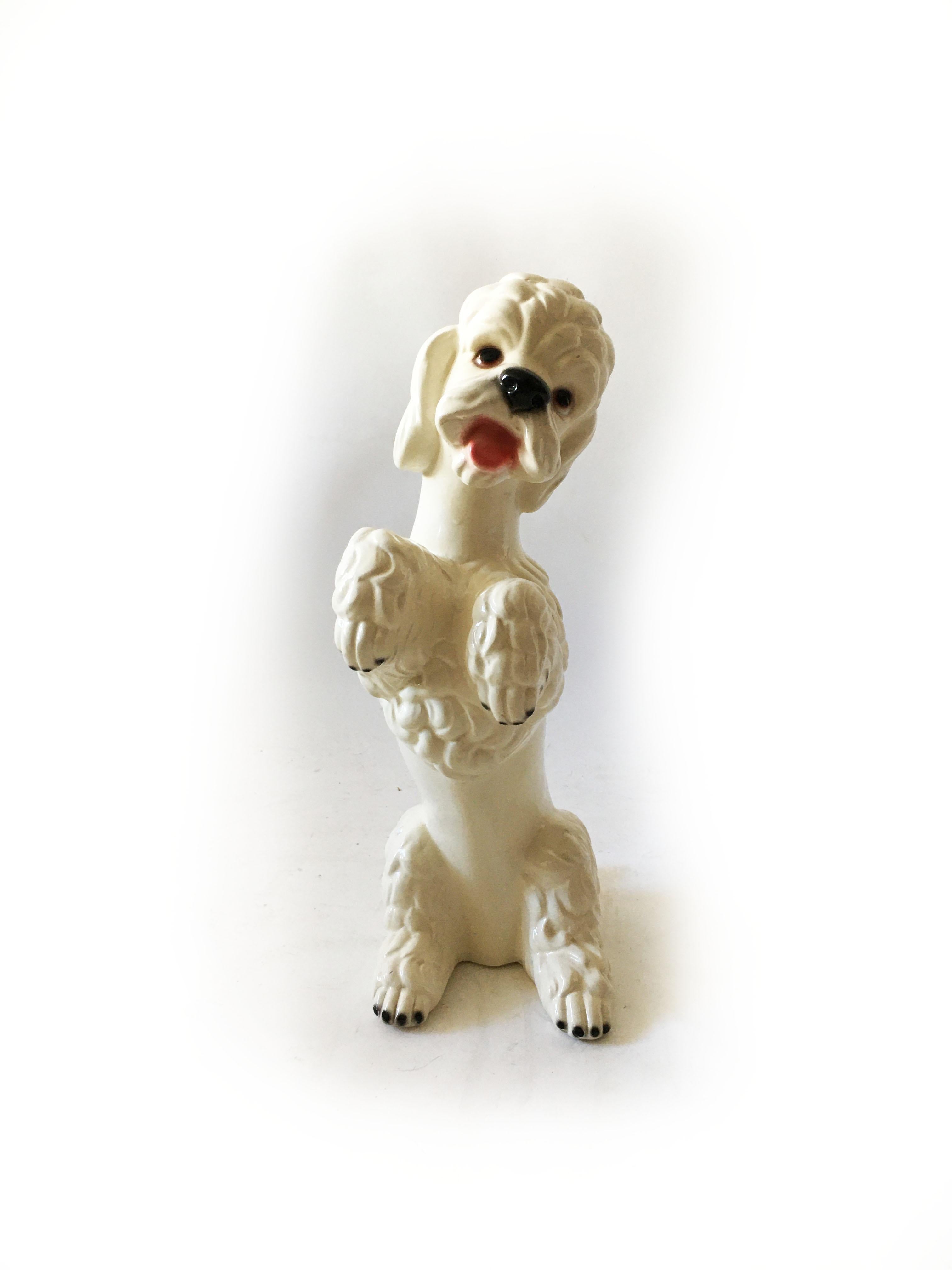 Austrian Mid-Century Modern Life-Size 'Poodle' Sculpture, Austria, 1950s For Sale