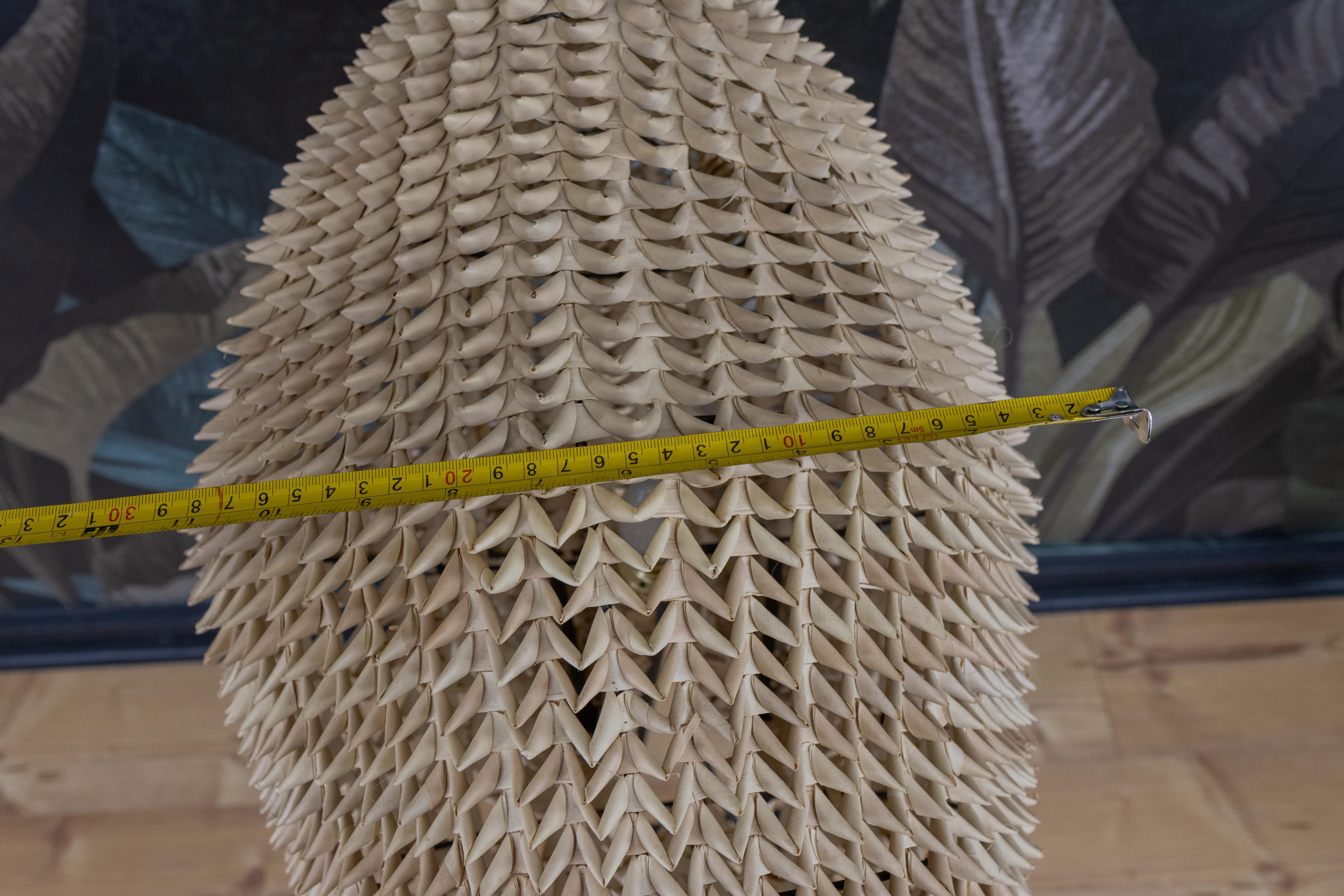 Lampada da terra a forma di uccello in rattan della metà del secolo scorso, 1960, europea in vendita 10