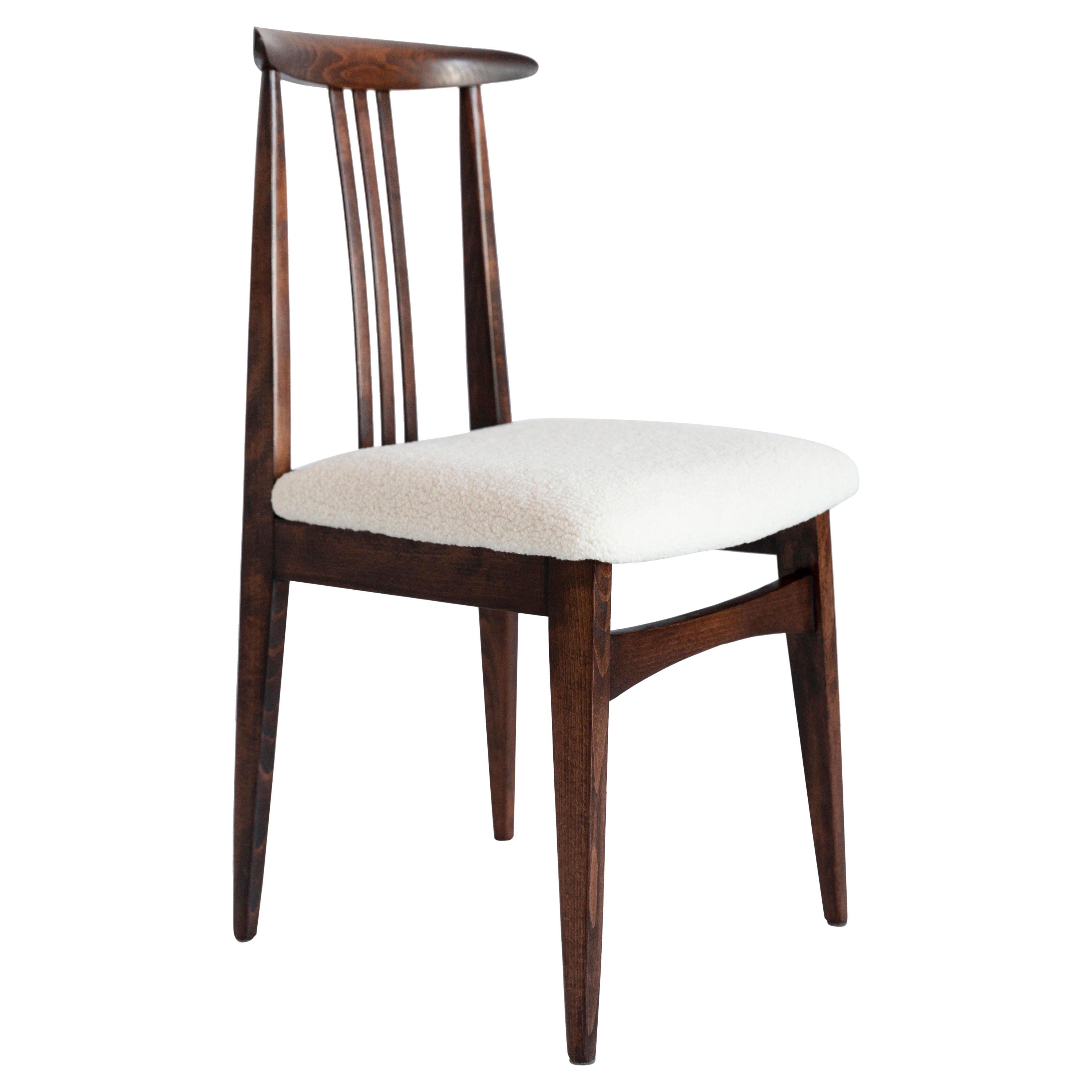 Sedia Light Boucle moderna di metà secolo, Design M. Zielinski, Europa, anni '60