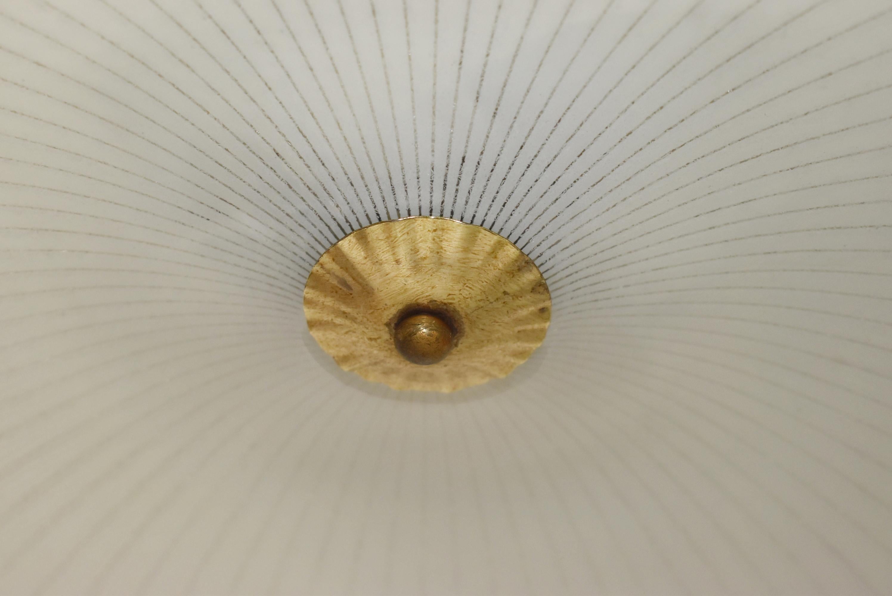 Mid Century Modern Light by Lightolier in the Style of Paavo Tynell For Sale 1