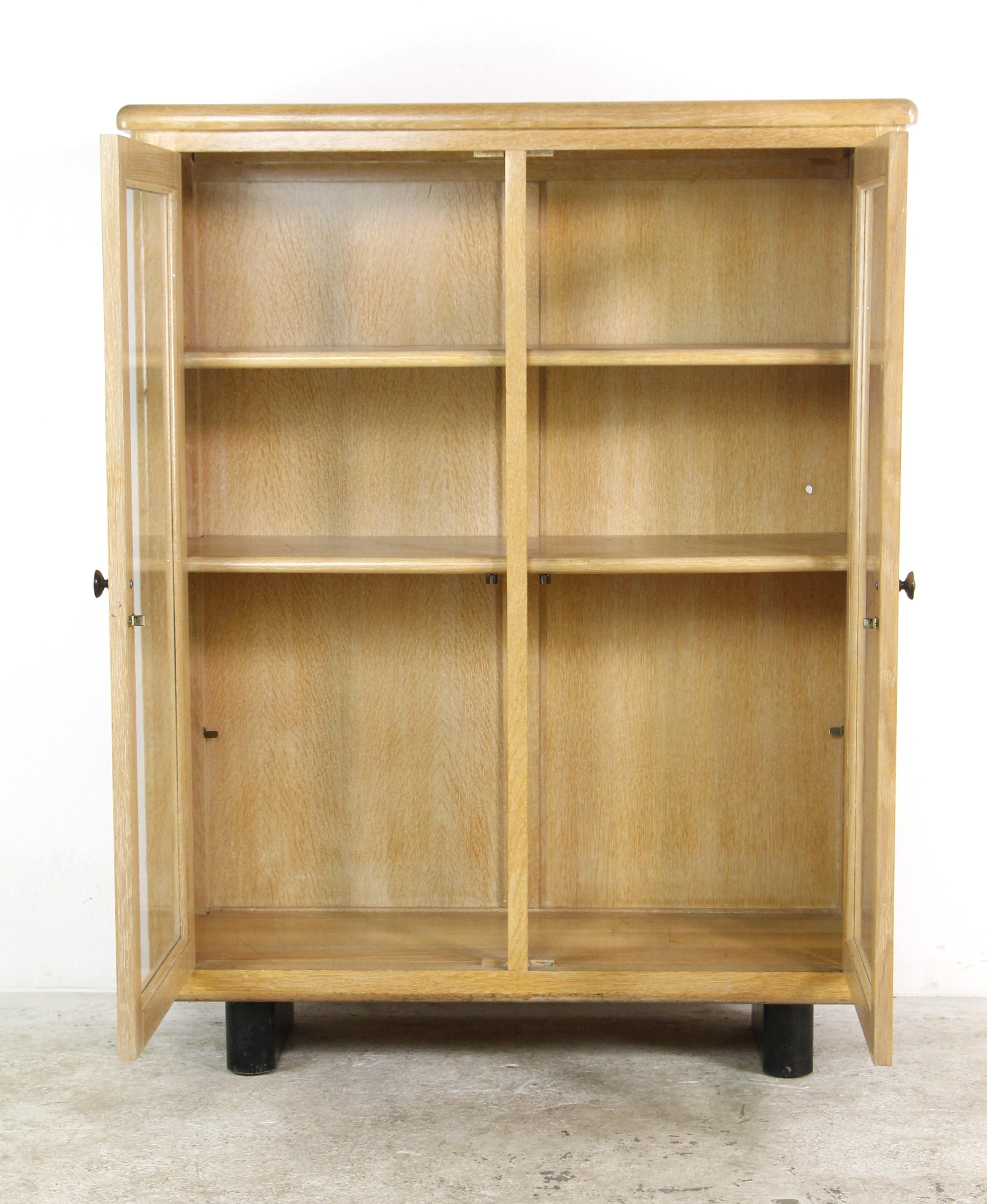 modern bookcases with glass doors