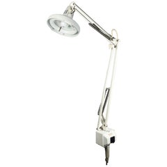 Mid-Century Modern Light Source White Drafting Lamp